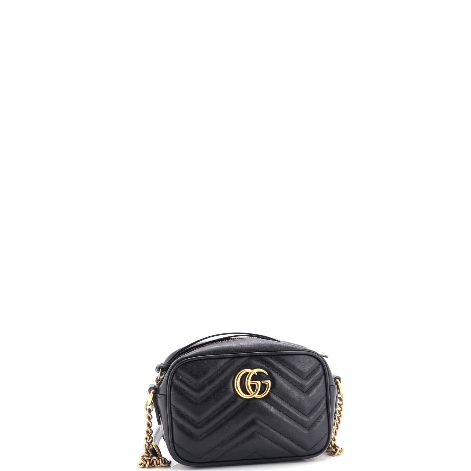Gucci GG Marmont Shoulder Bag Matelasse Leather Mini