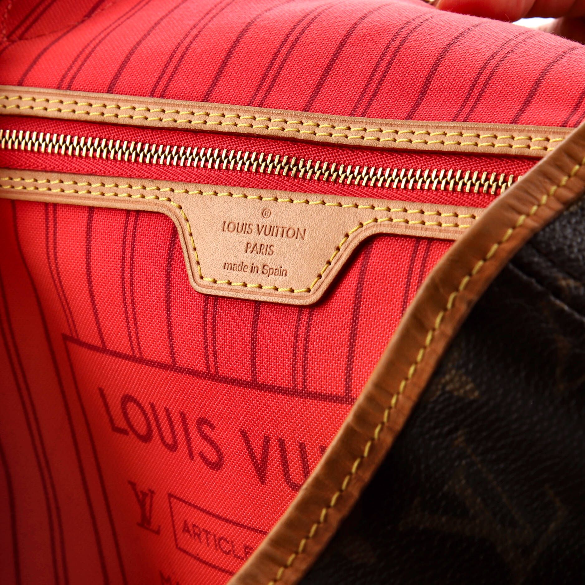 Louis Vuitton Neverfull Nm Tote Limited Edition Cities V Monogram Canvas Mm