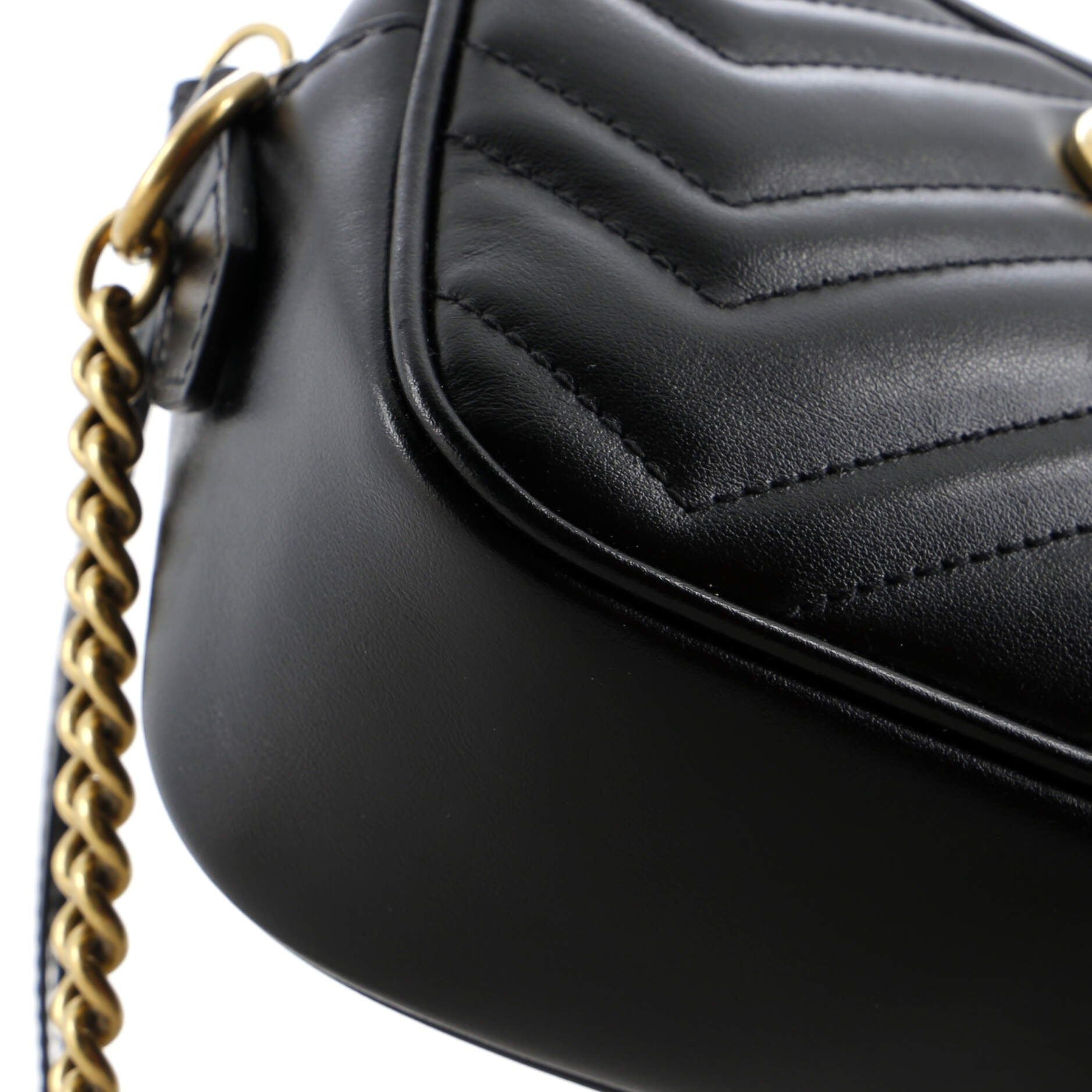 Gg Marmont Shoulder Bag Matelasse Leather Mini