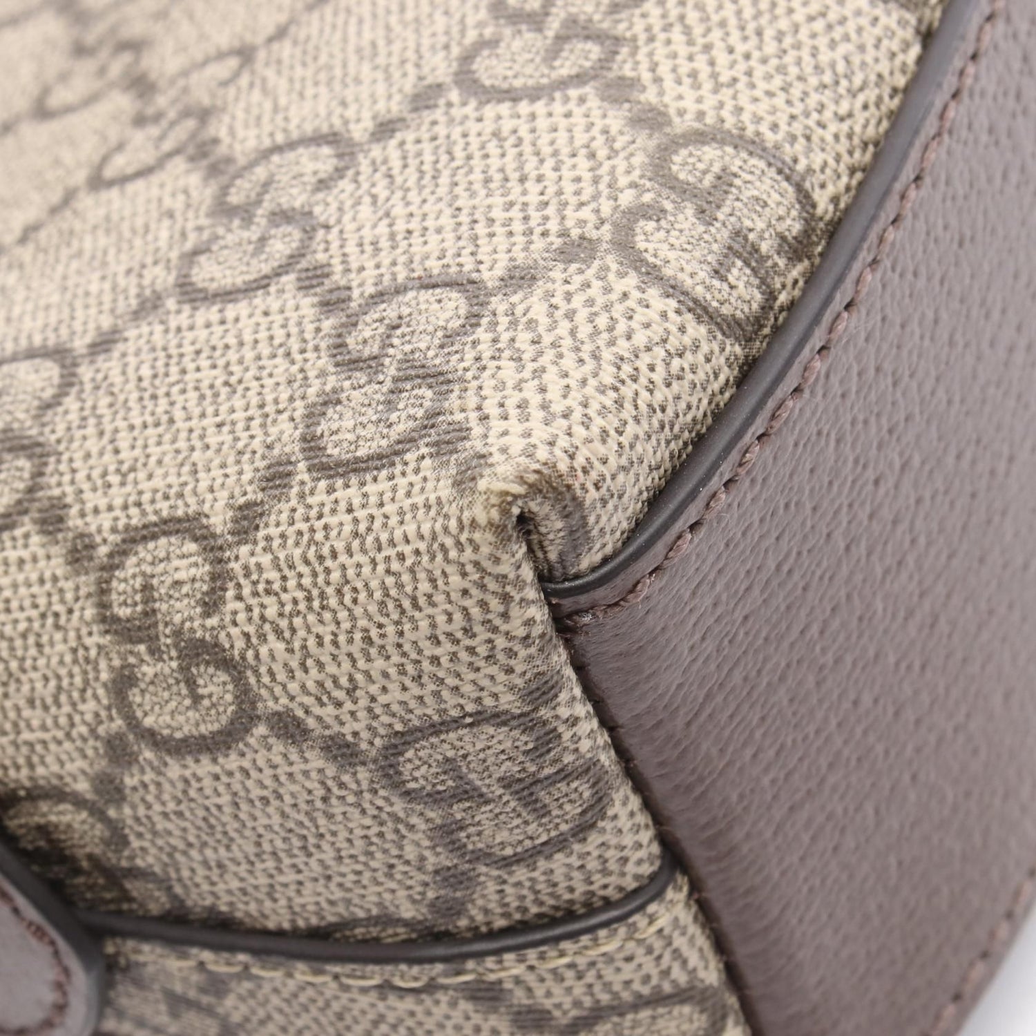 Gucci Ophidia Gg Supreme Shoulder Bag Beige Brown Pvc Coated Canvas 499621
