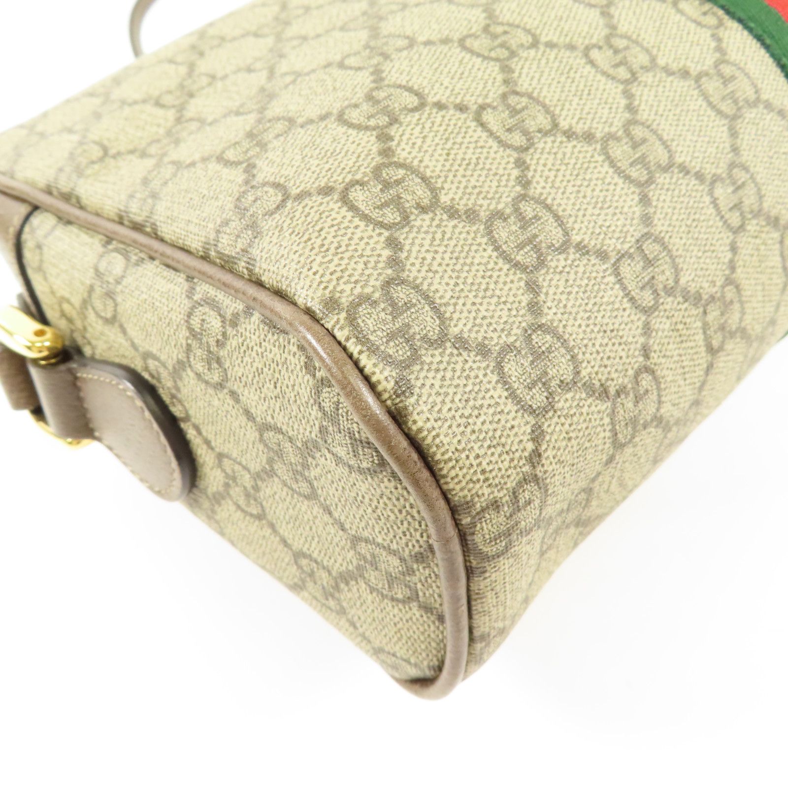 Gucci Small Ophidia Web Shoulder Bag, GG Supreme