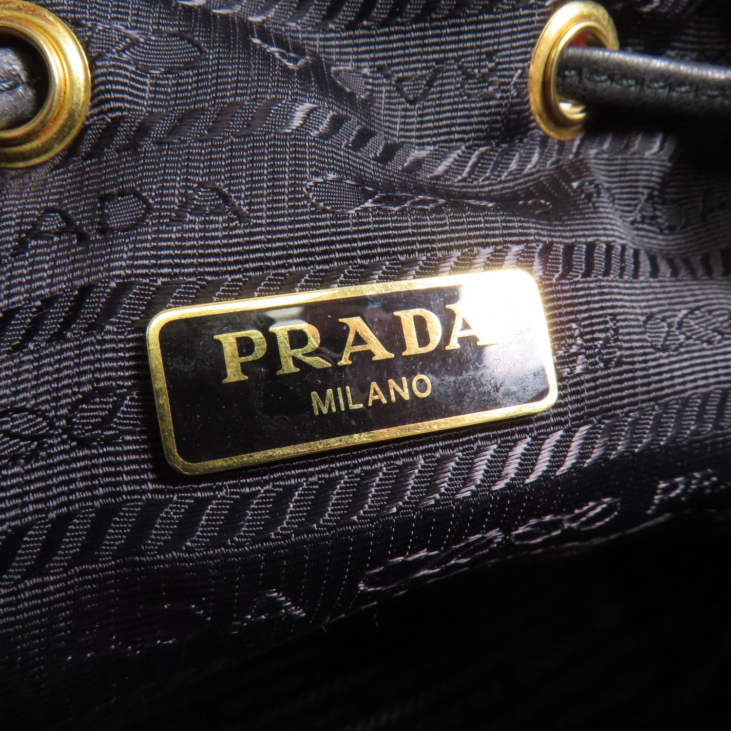 Prada Canvas 2Way Shoulder Bag 2way Shoulder Bag Black Canvas 1bh 038