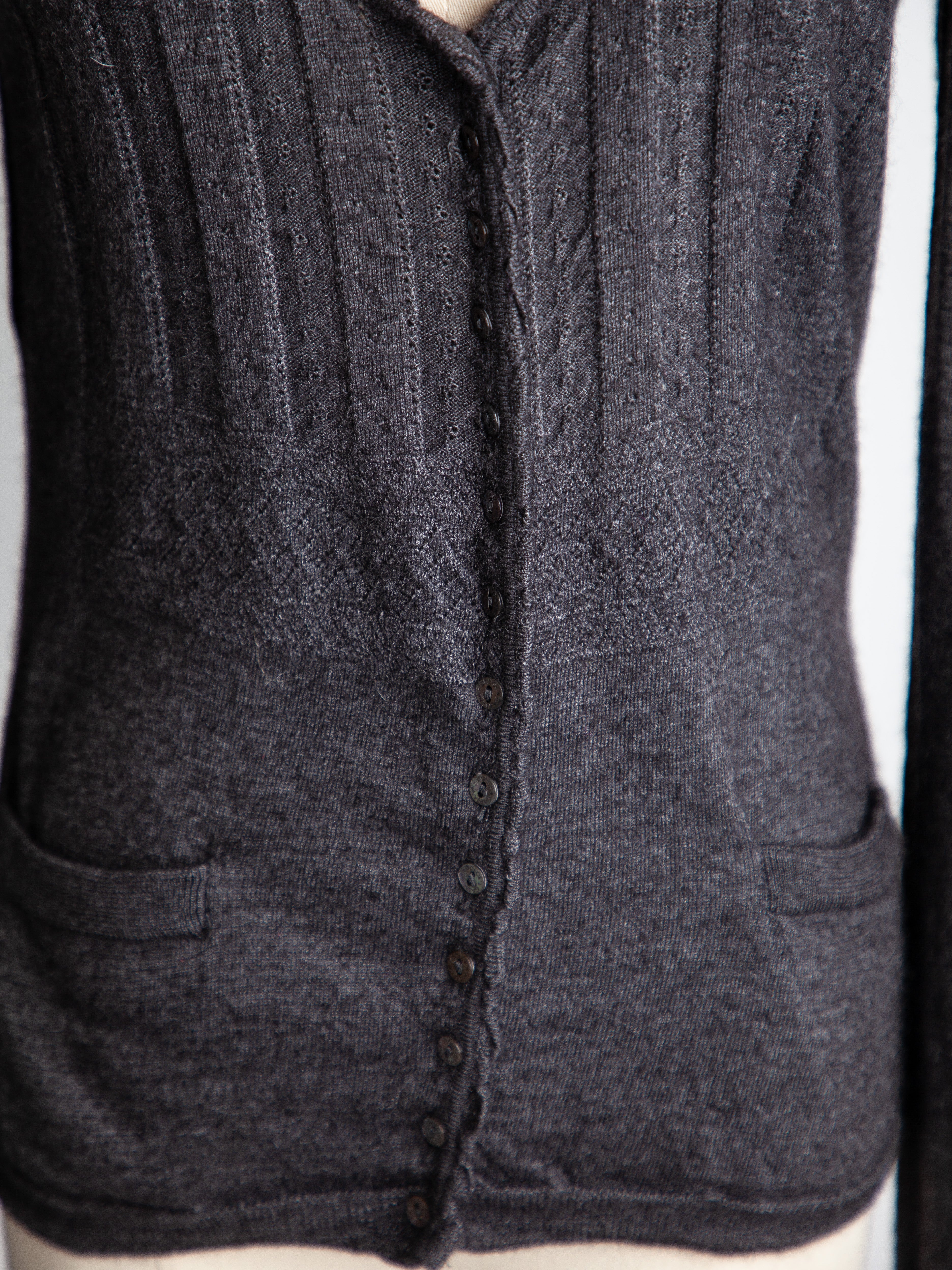 Good Dolce Gabbana Gray Viscose Cardigan Size S Women