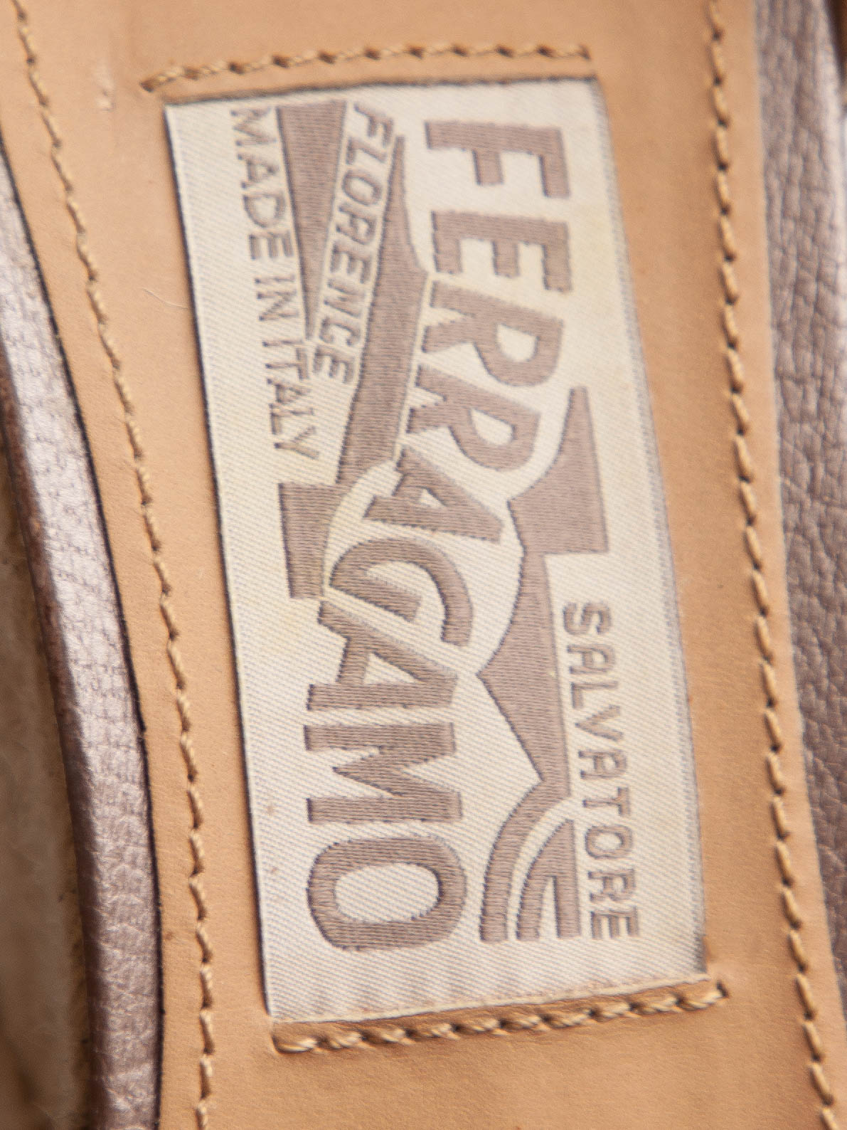 Good Salvatore Ferragamo Gray Wedge-heeled Shoes Size 37.5