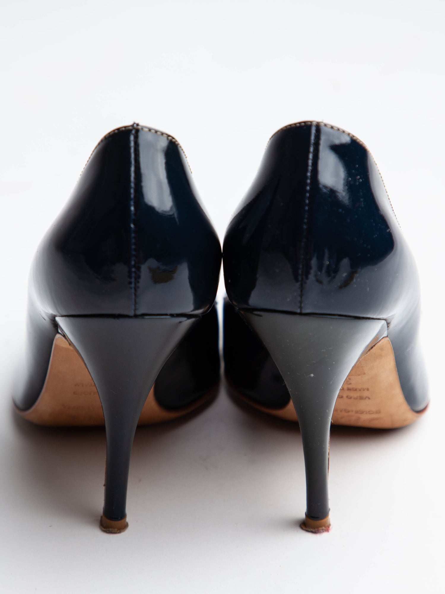 Good Dolce Gabbana Gray Leather Peep-Toe High Heels Size 36.5