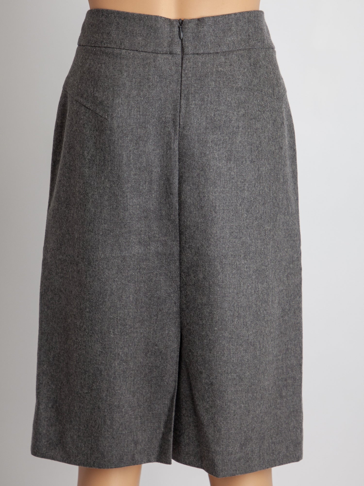 Good Condition Laurel Gray Cashmere Skirt Size L Women
