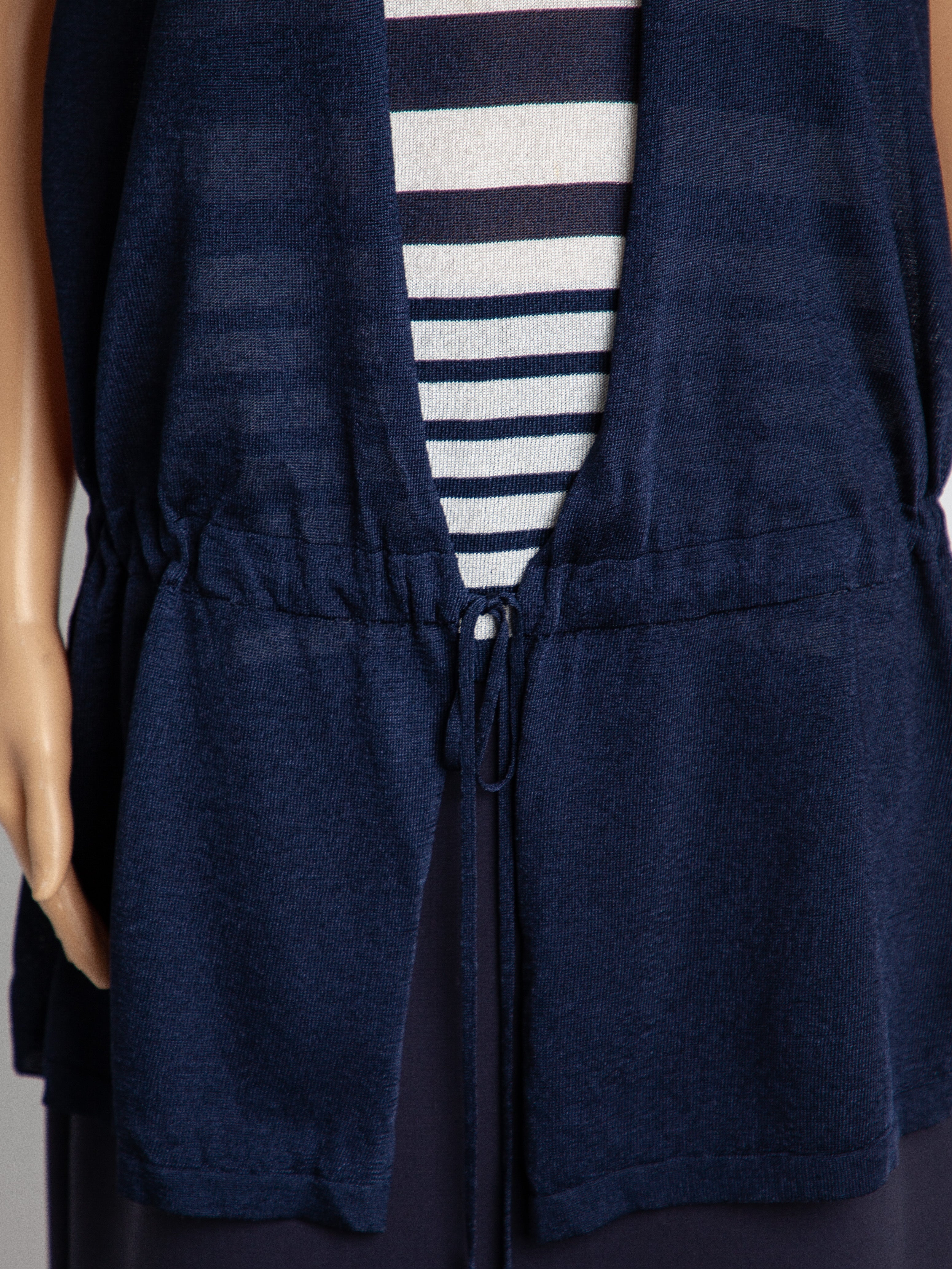 Good Luisa Spagnoli Women’s Layered Outfit S Striped Tank Cardigan