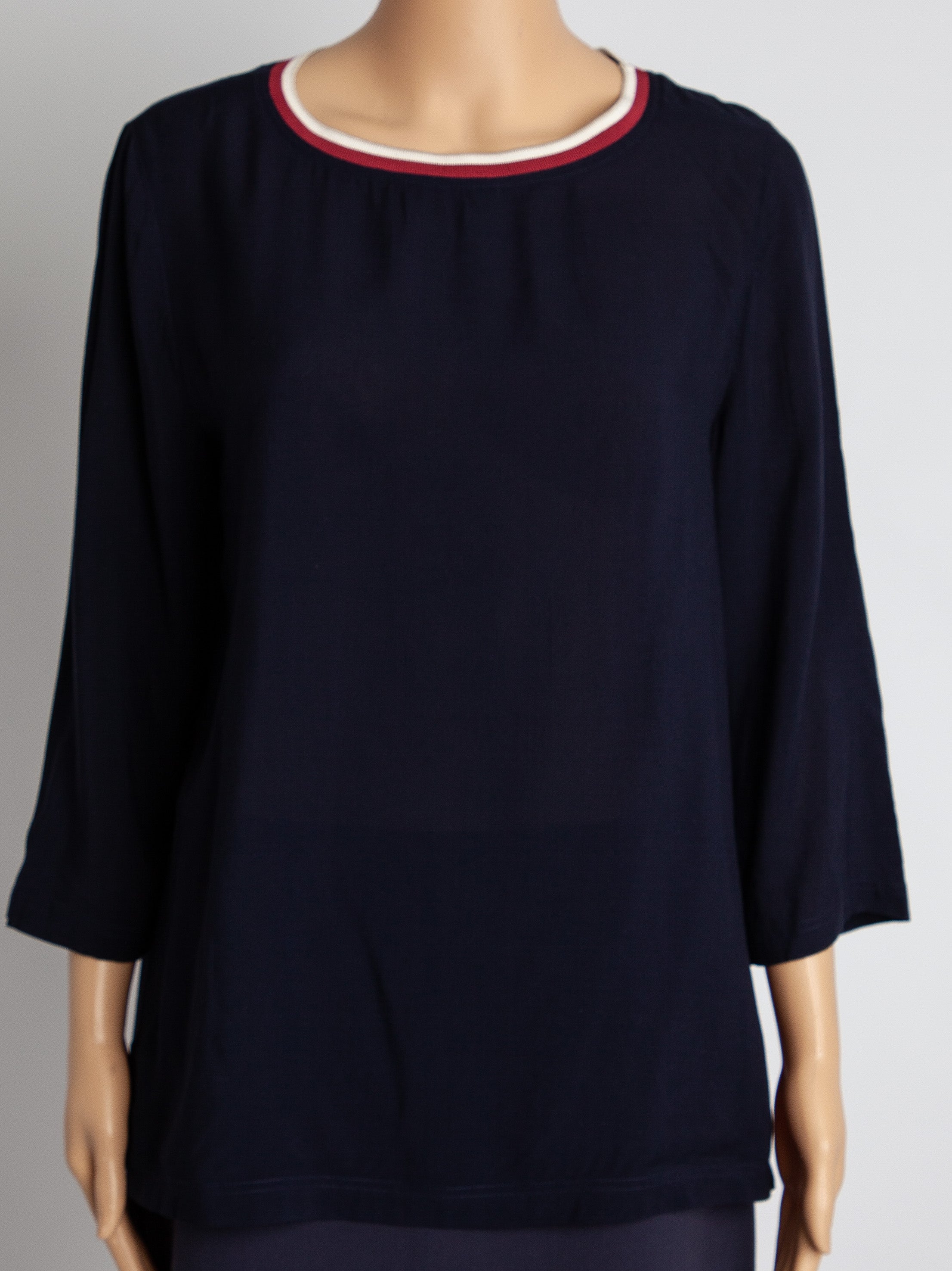 Good Marc O Polo Black Viscose Long-Sleeve Blouse Size M