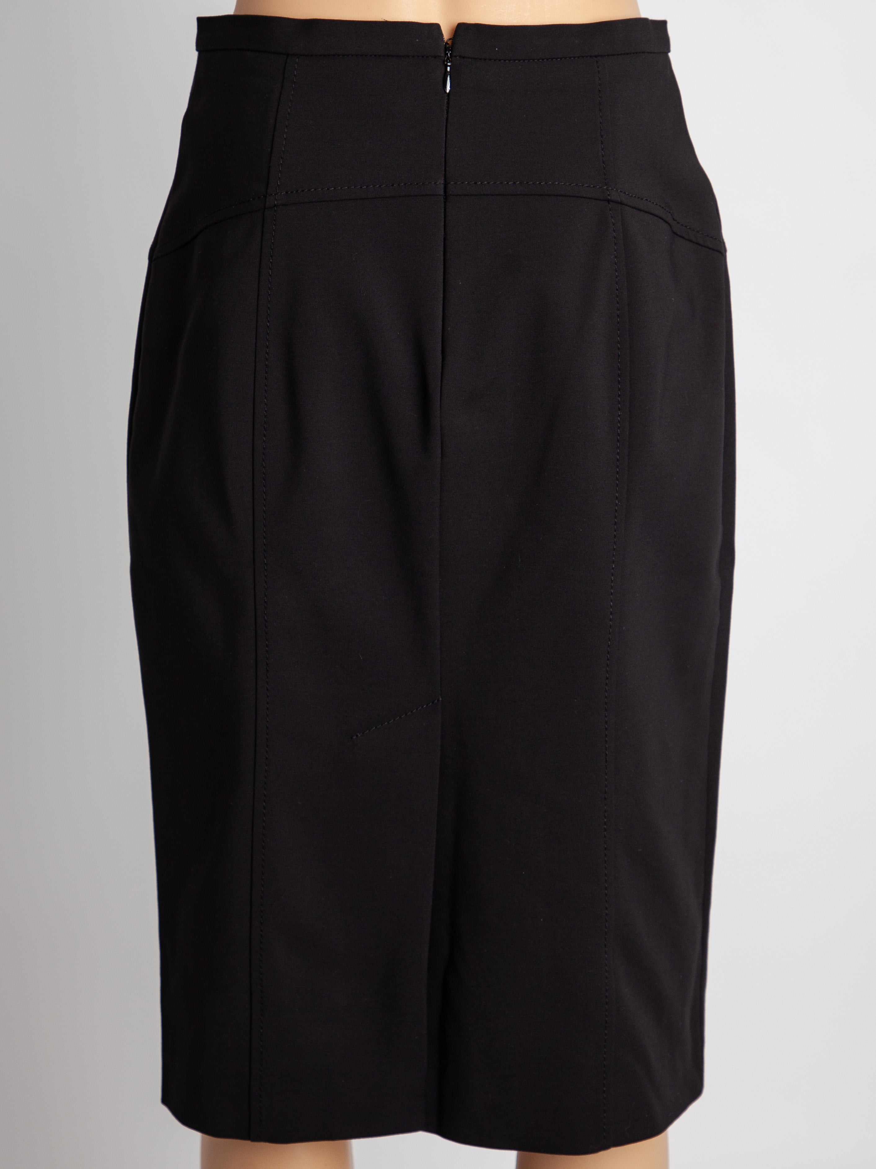 Max Mara Black Pencil Skirt Size L - Good Condition