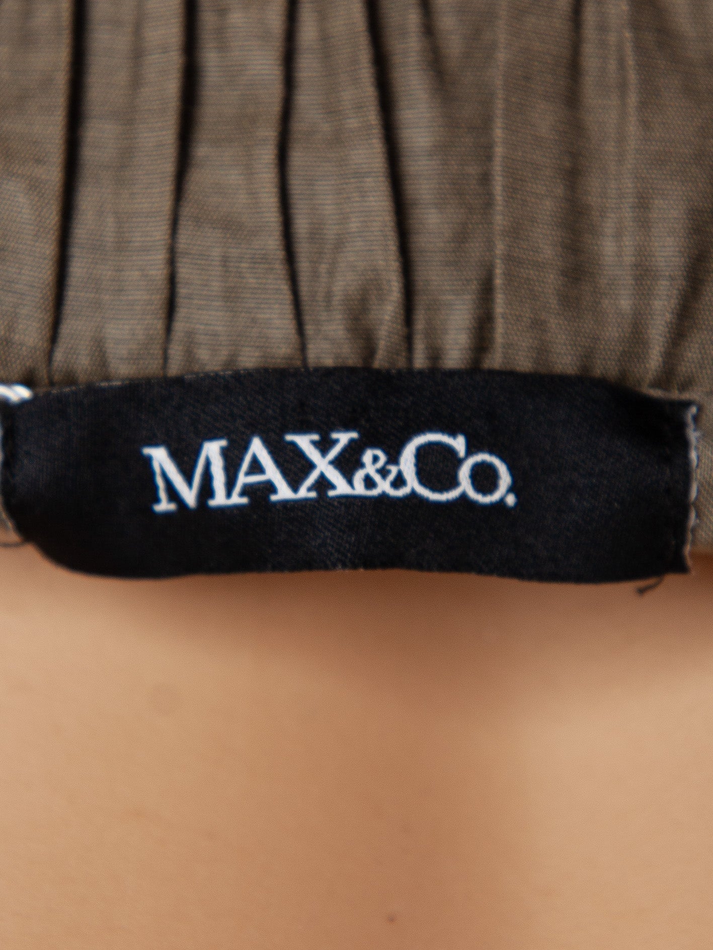 Good MaxCo Green Cotton Women’s Skirt Size XS with Pocket