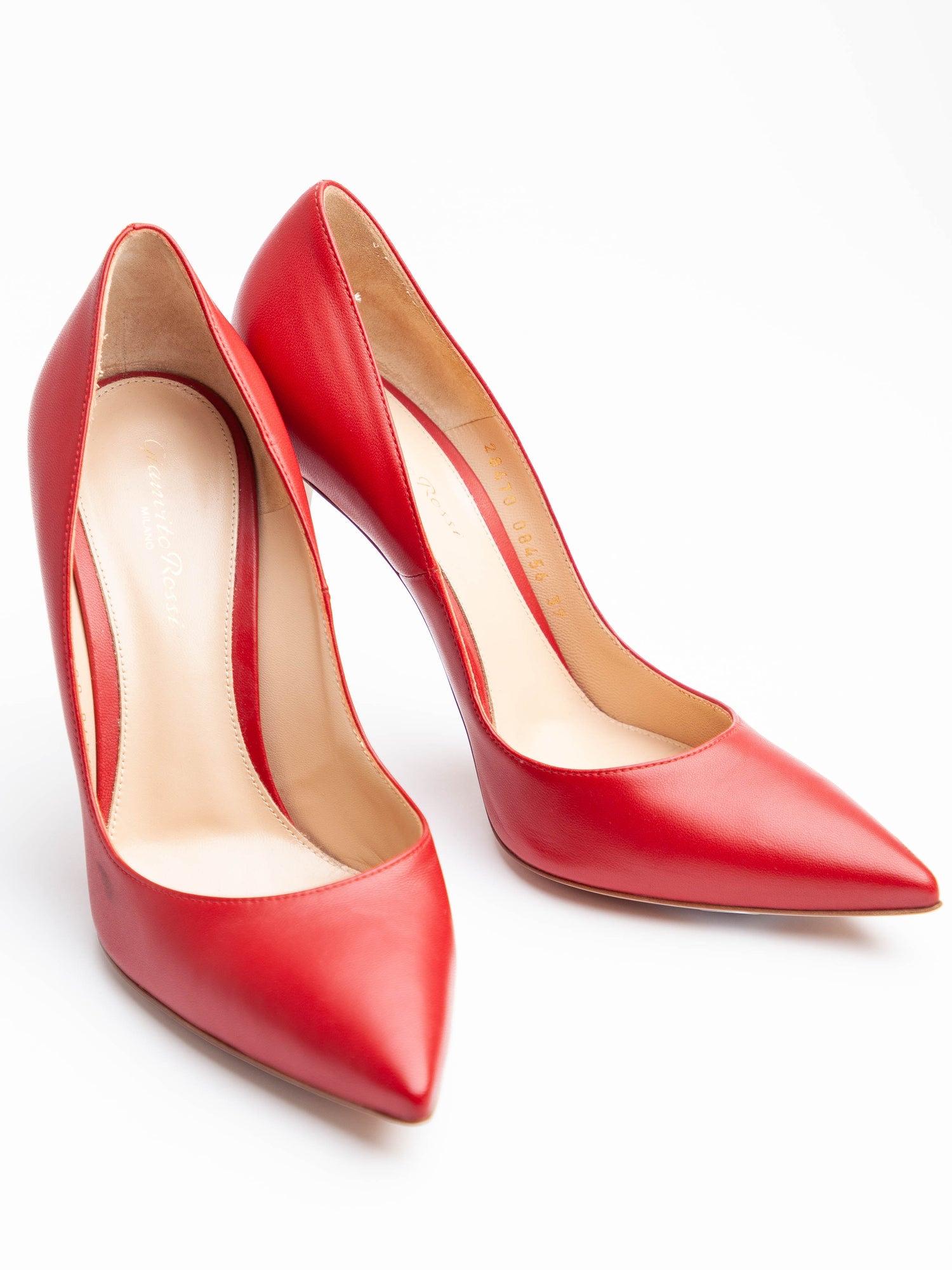 Good Gianvito Rossi Red Leather Women’s Shoes