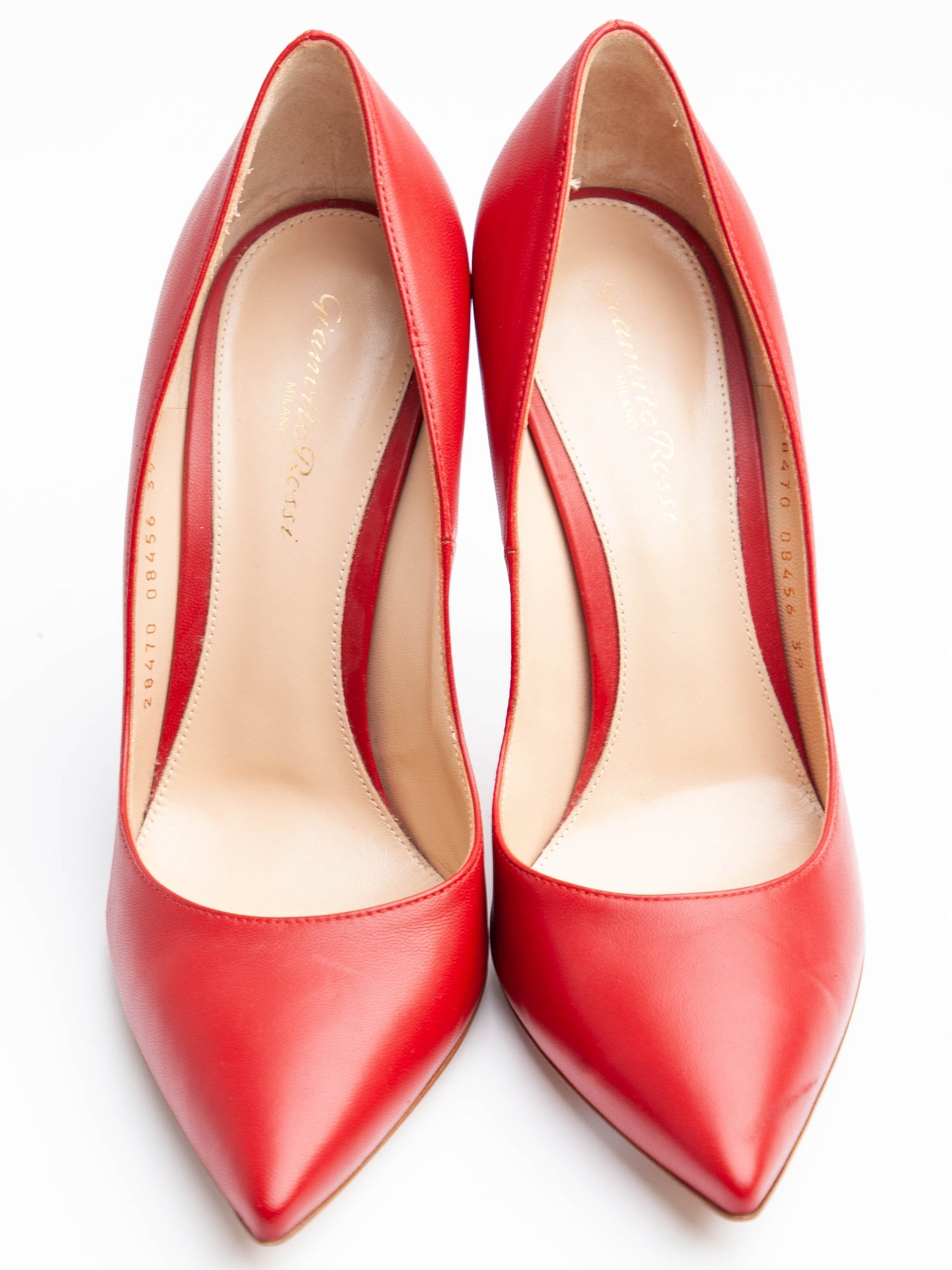 Good Gianvito Rossi Red Leather Women’s Shoes