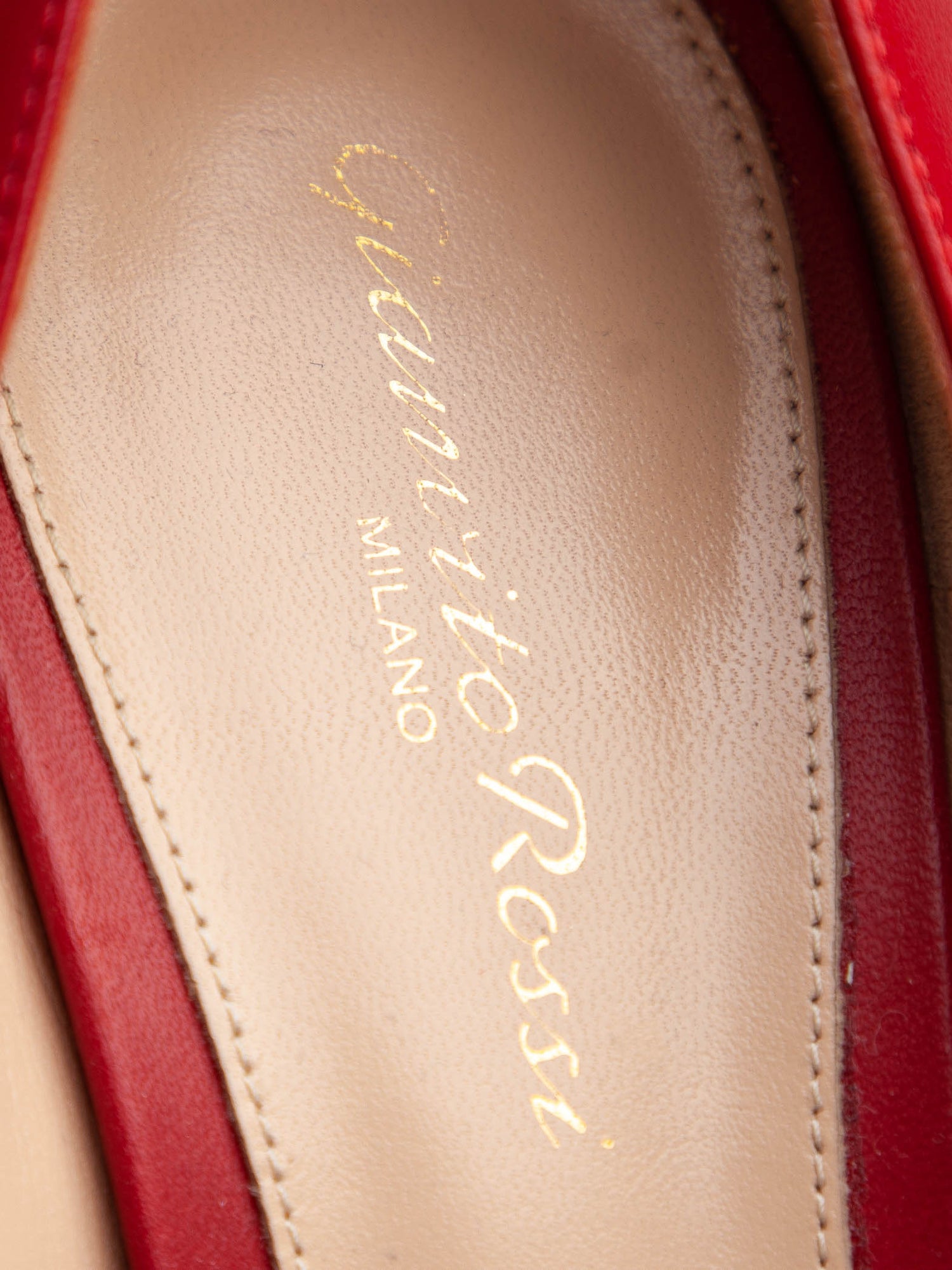 Good Gianvito Rossi Red Leather Women’s Shoes