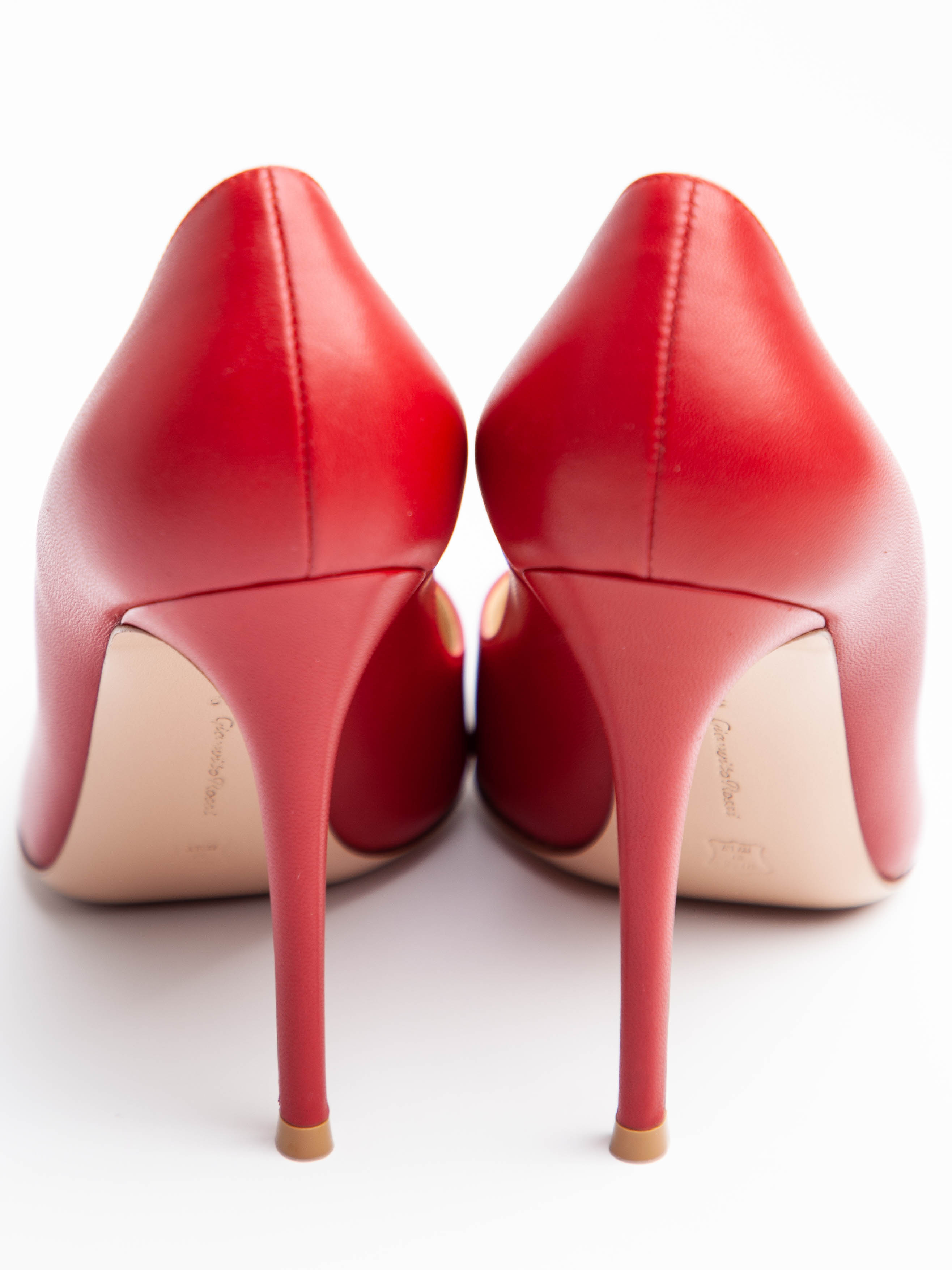 Good Gianvito Rossi Red Leather Women’s Shoes