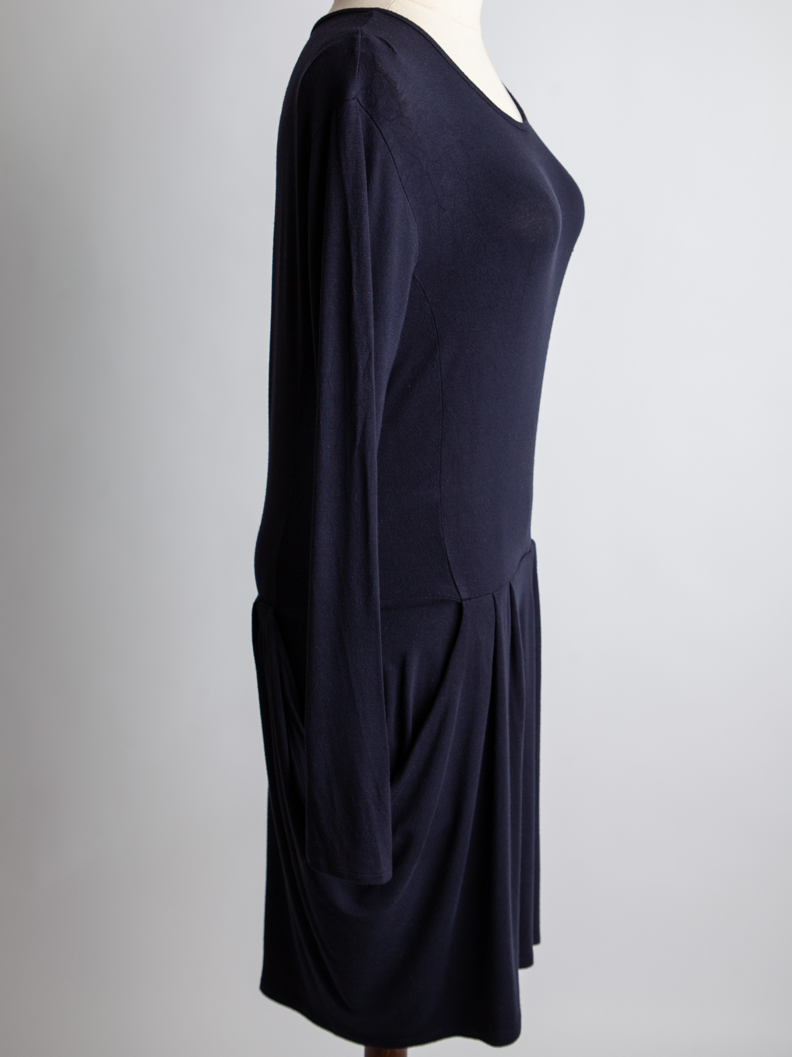 Good Armani Jeans Black Viscose Dress for Kids Size 13