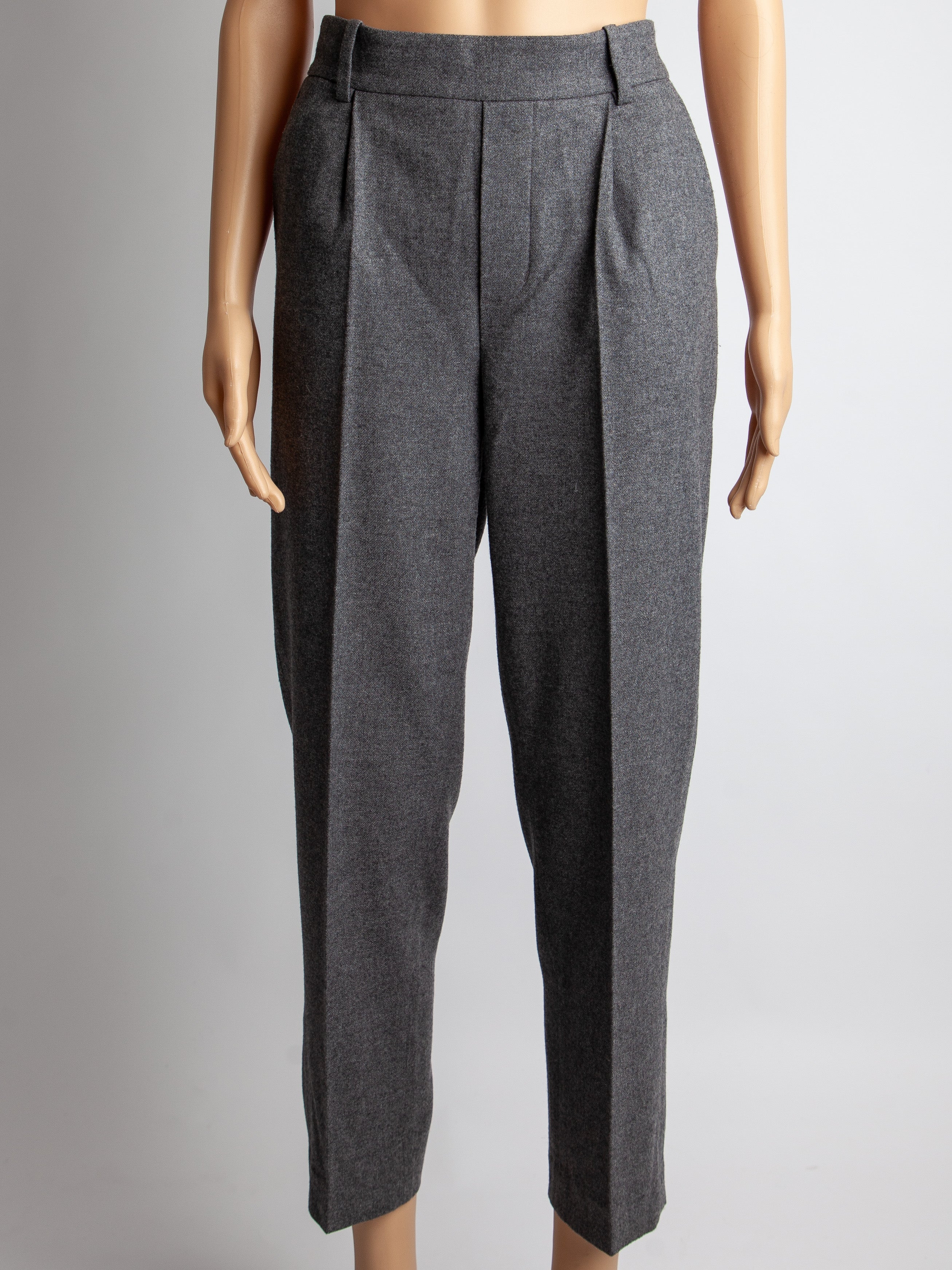 Good Vince Gray Pleated Trousers Size S Women&