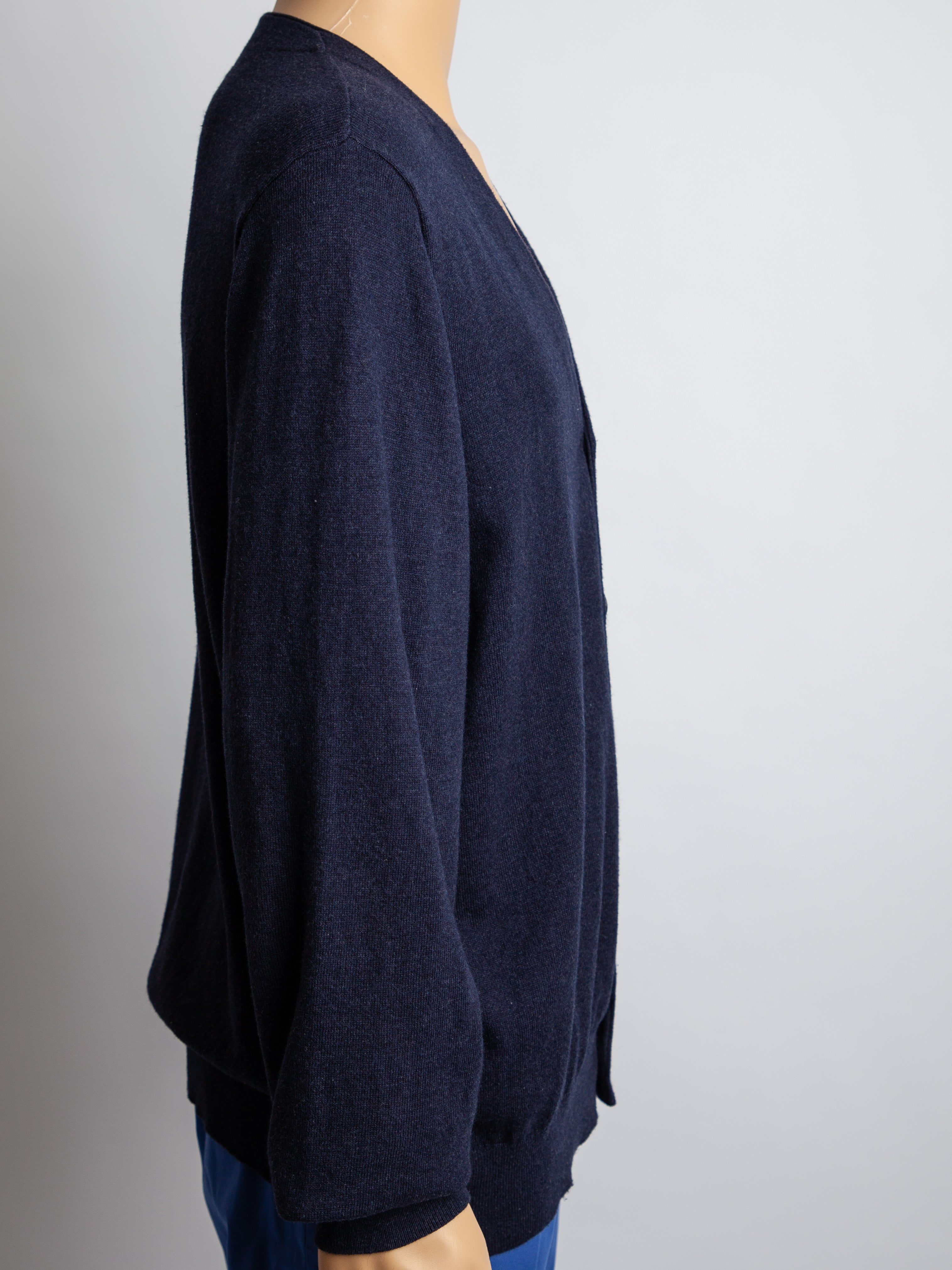 Excellent Scalpers Blue Cotton Cardigan Size L for Men