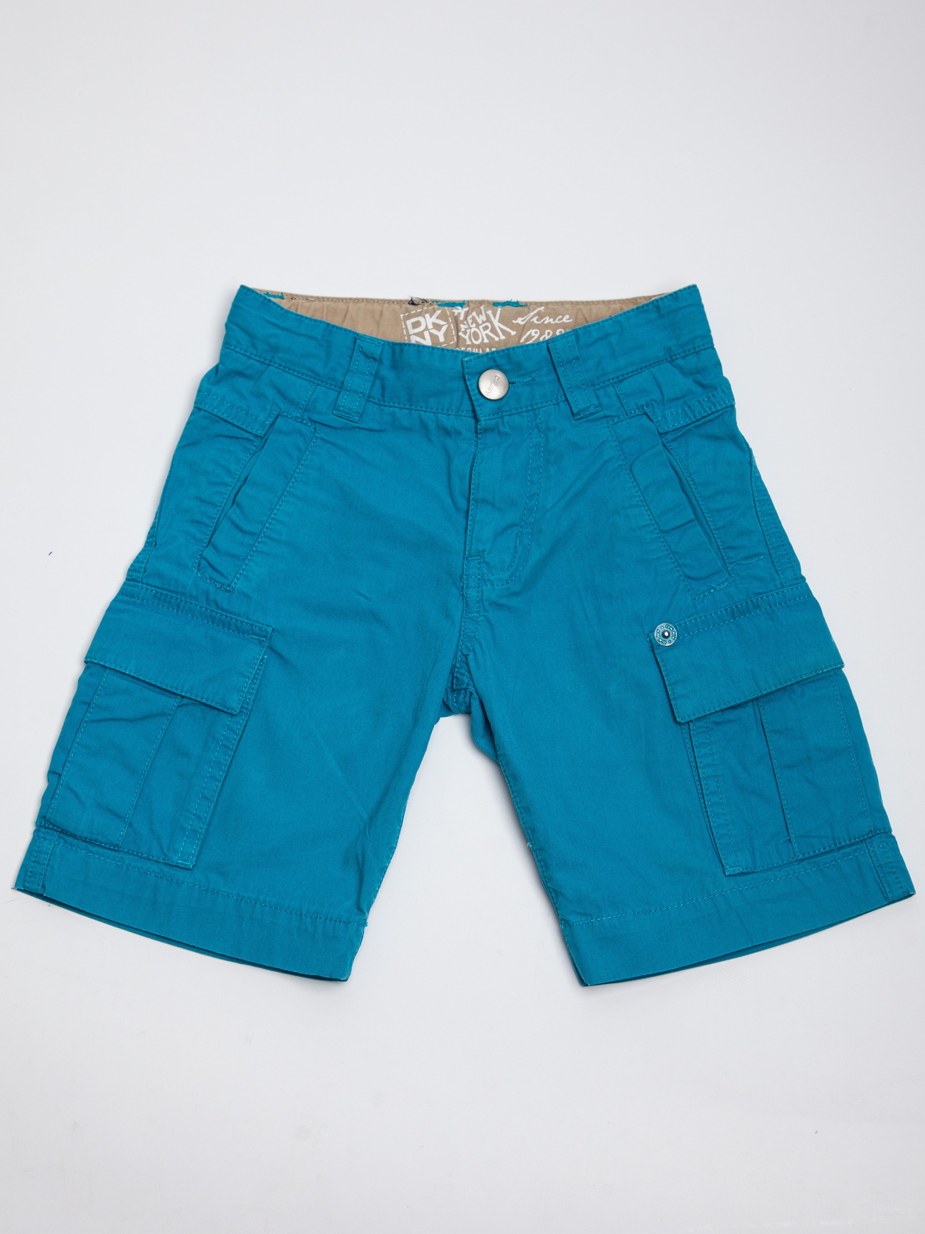 DKNY Blue Cargo Shorts for Kids Size 5 - Good Condition