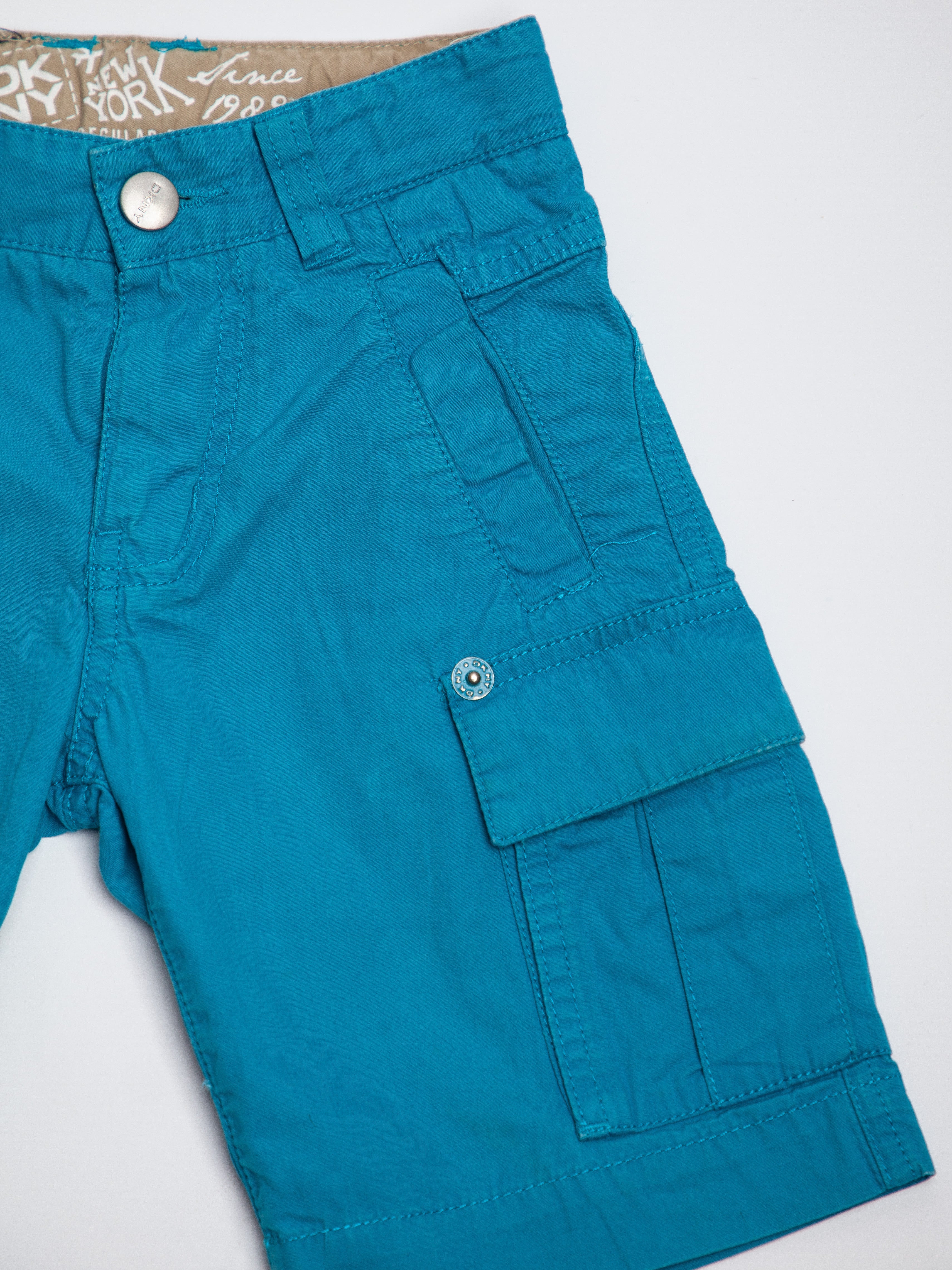 DKNY Blue Cargo Shorts for Kids Size 5 - Good Condition