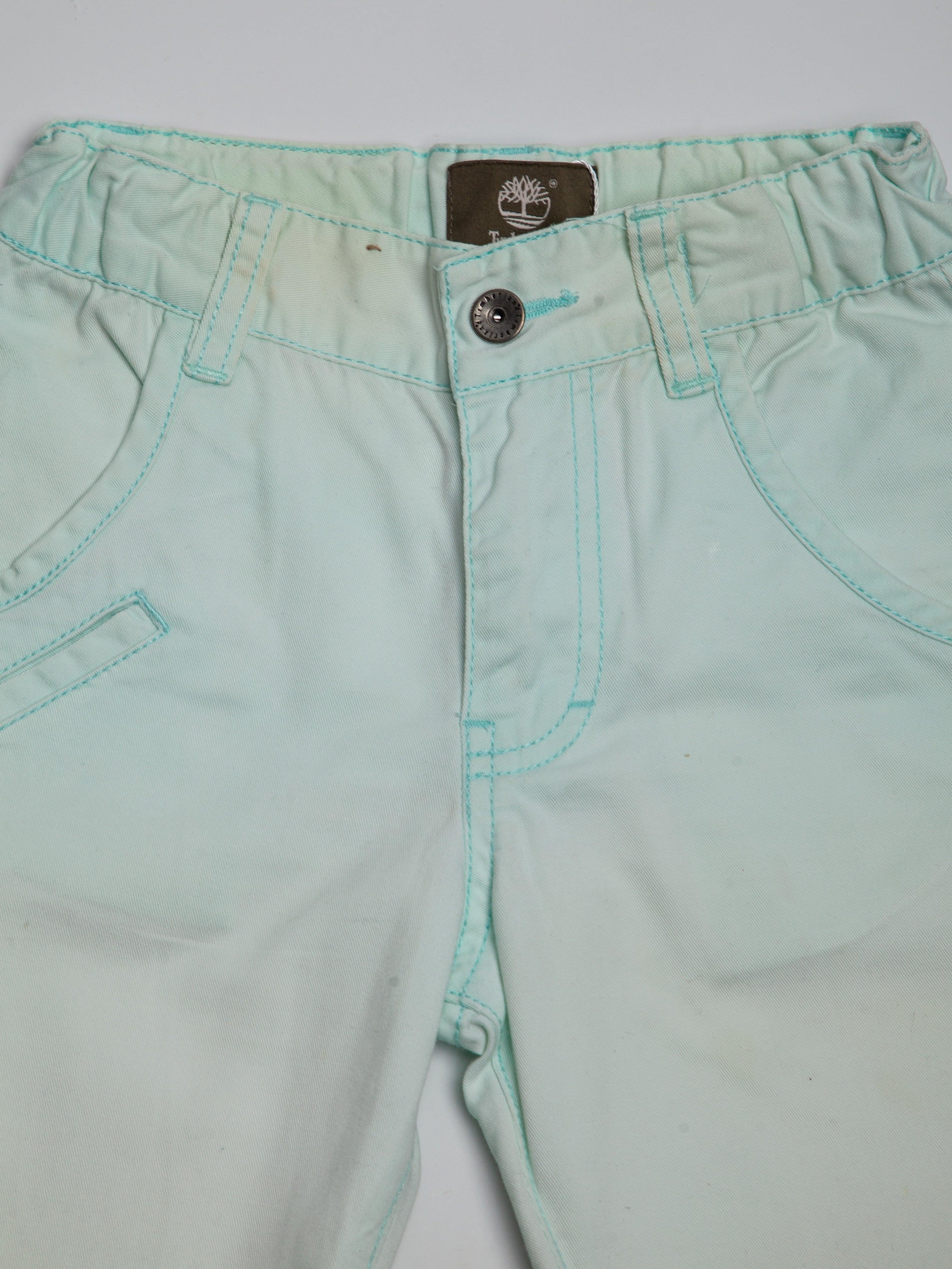 Good Timberland White Cotton Shorts for Kids, Size 4
