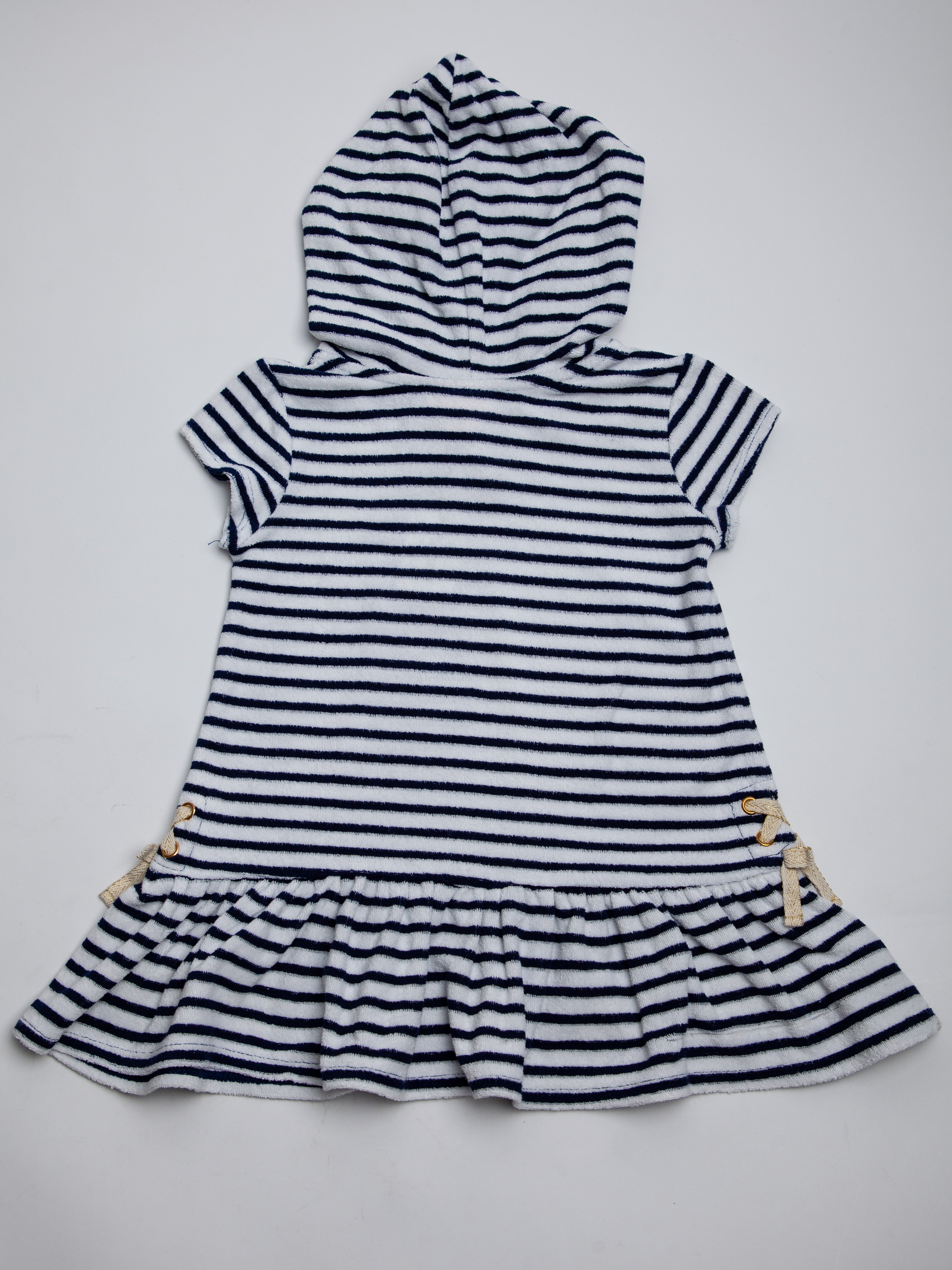 Good Juicy Couture Kids Hooded Dress White Cotton Size 7
