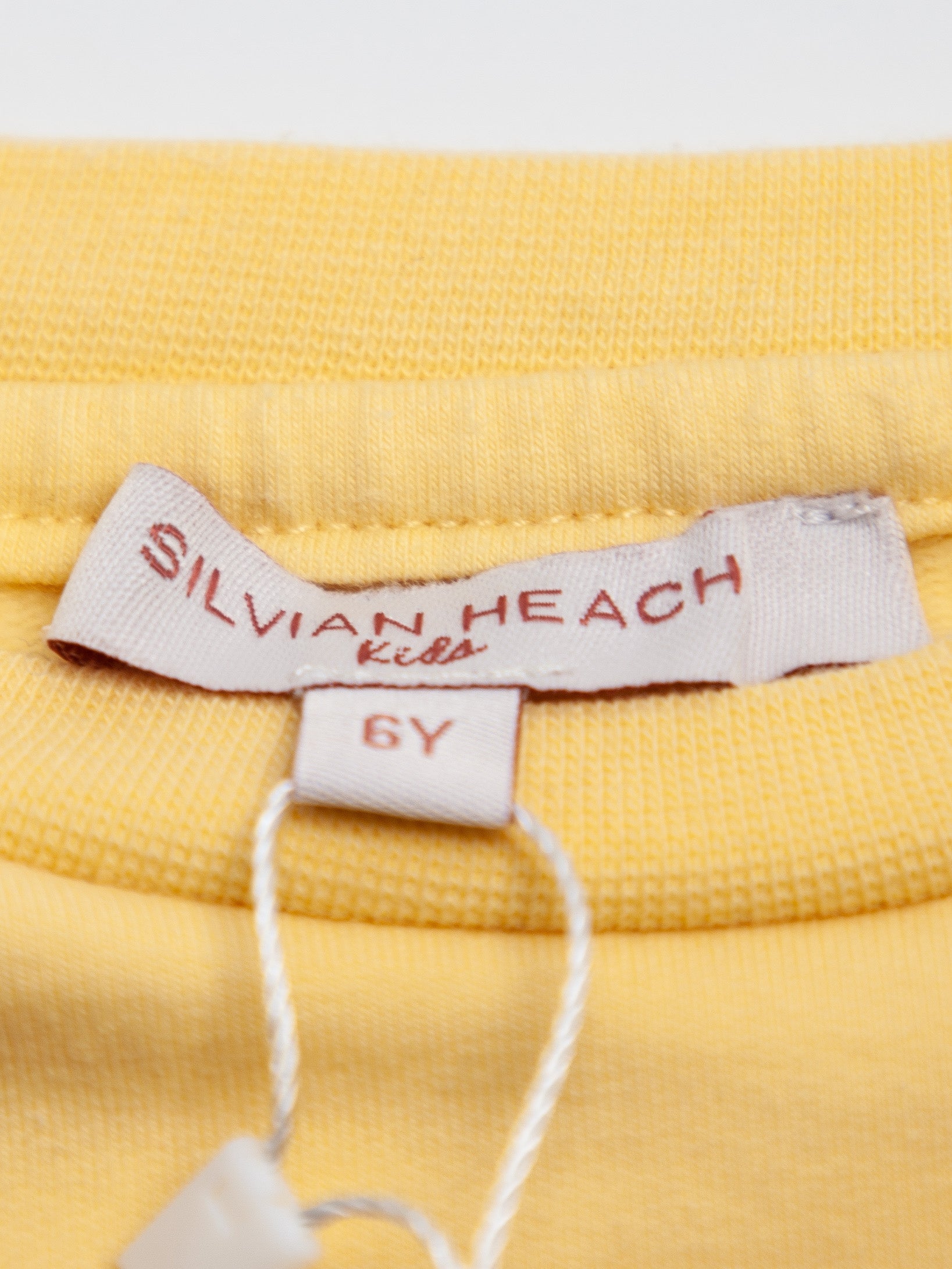 Good Silvian Heach Yellow Cotton Sweatshirt Size 8 for Kids