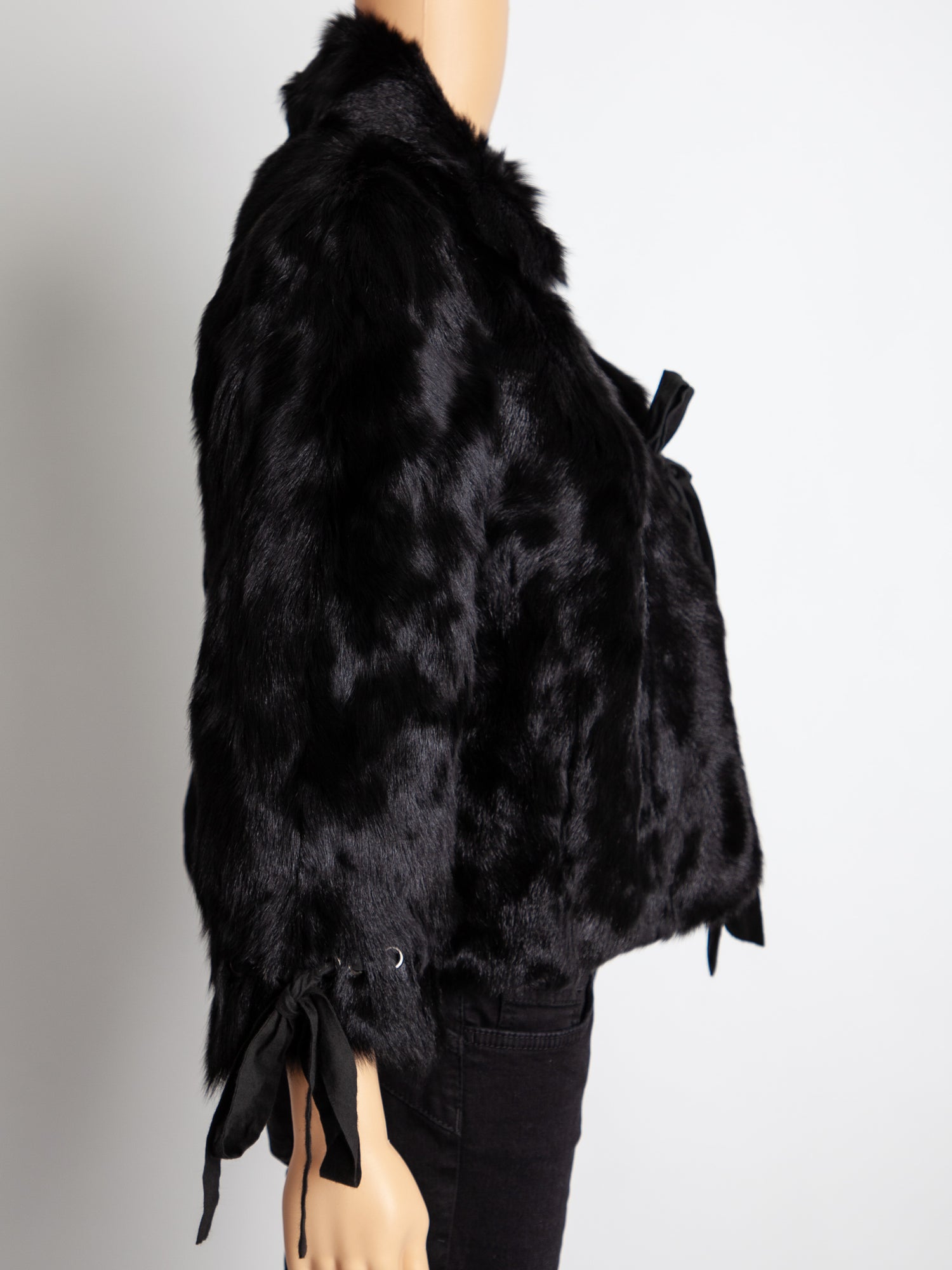 Good Pinko Black Sequined Skirt Silk Blend Women&