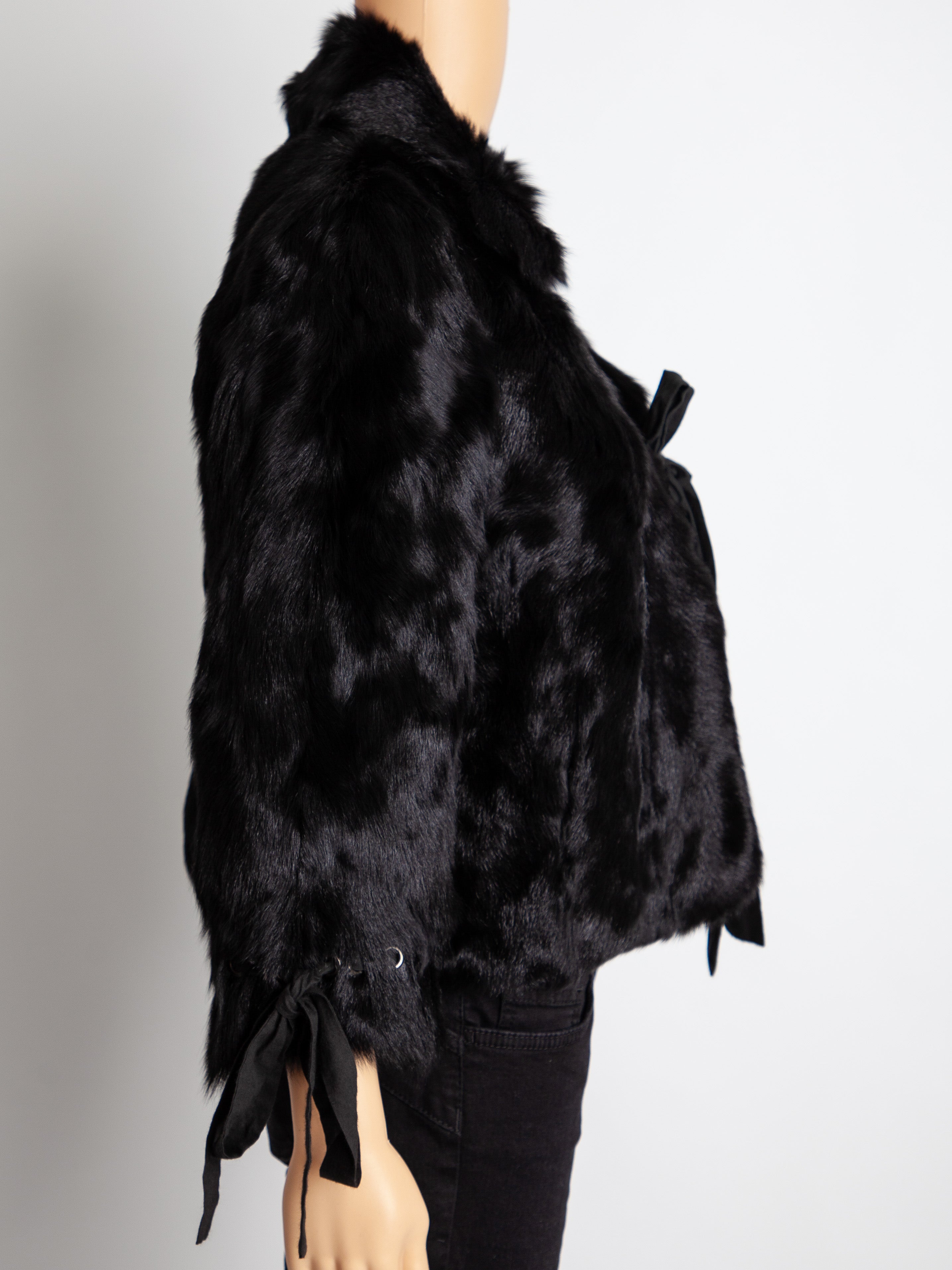 Good Pinko Black Sequined Skirt Silk Blend Women&