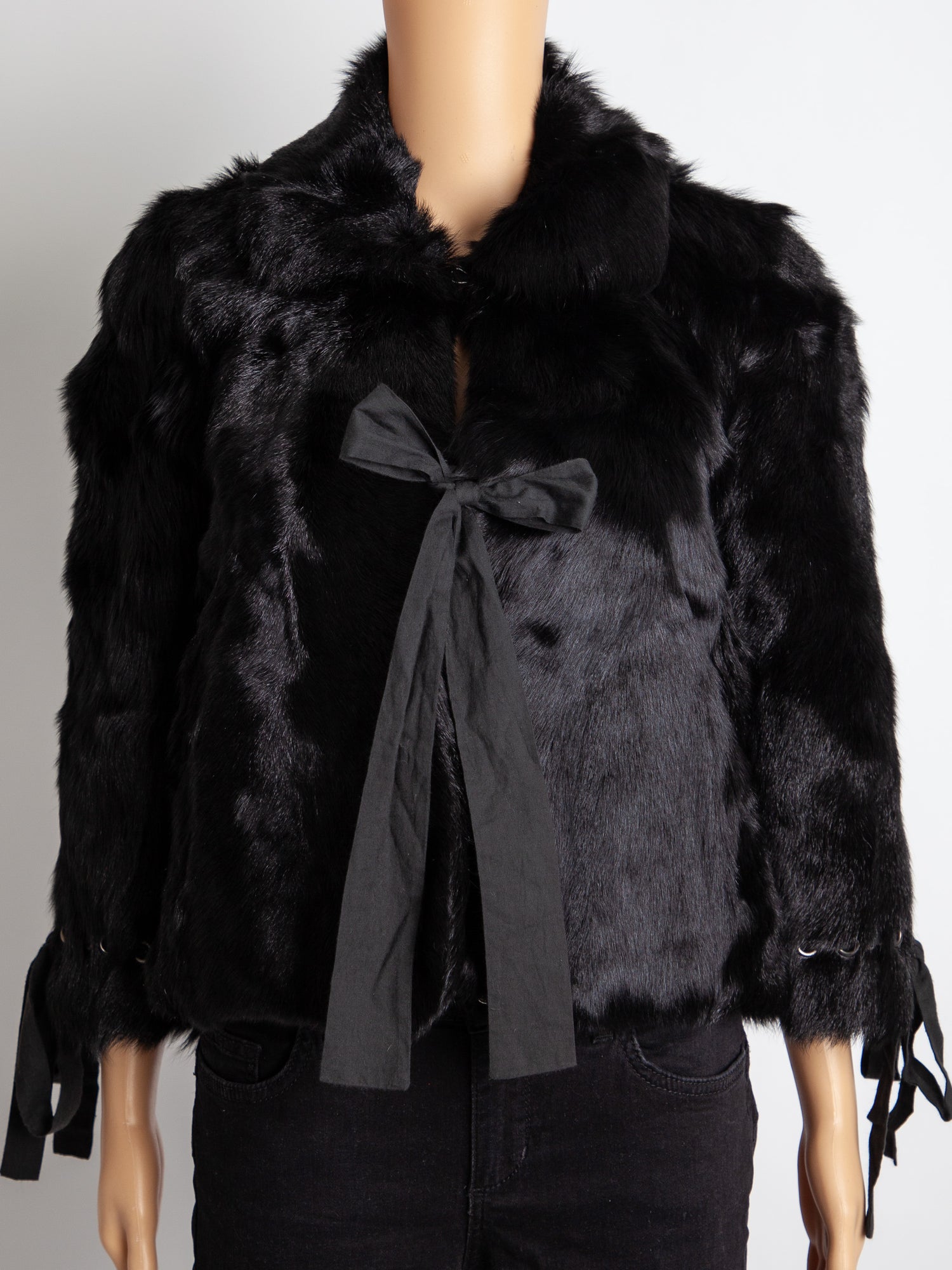 Good Pinko Black Sequined Skirt Silk Blend Women&