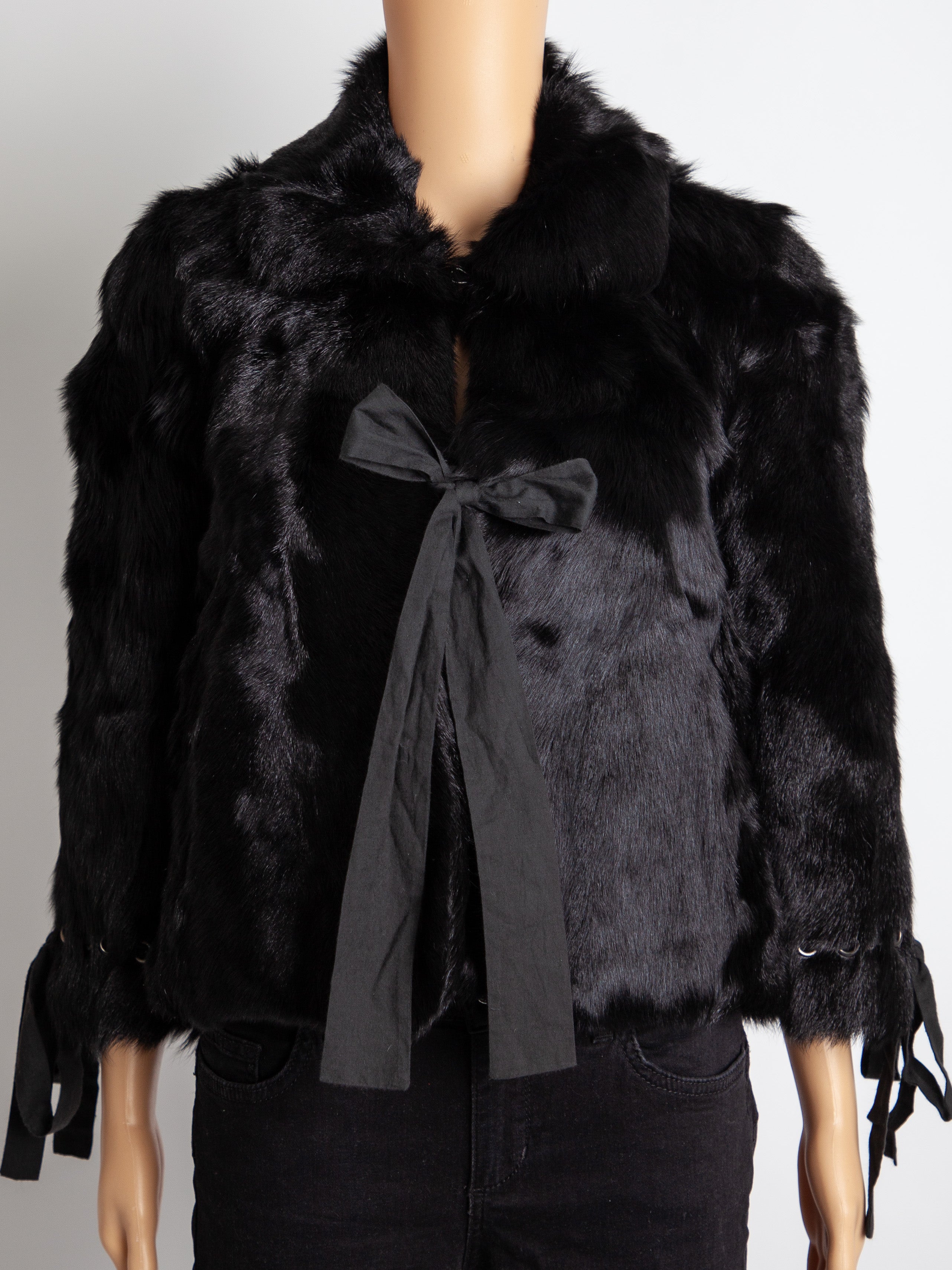 Good Pinko Black Sequined Skirt Silk Blend Women&