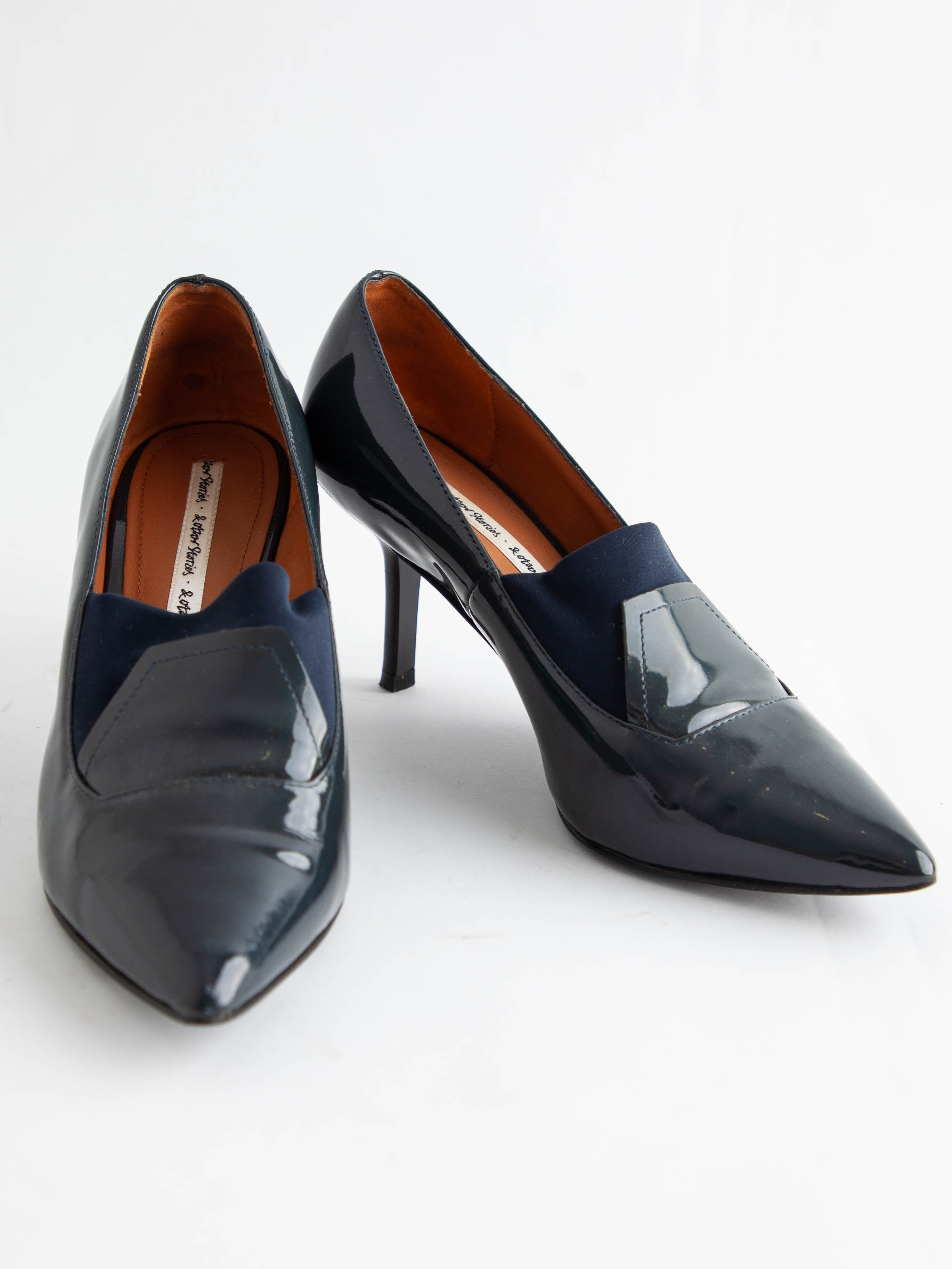 Excellent & Other Stories Green High Heel Shoes Size 36