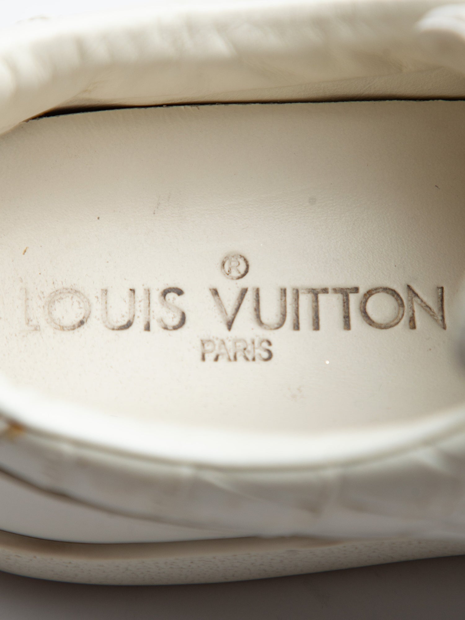 Good Louis Vuitton White Leather Sneakers Size 35 Women