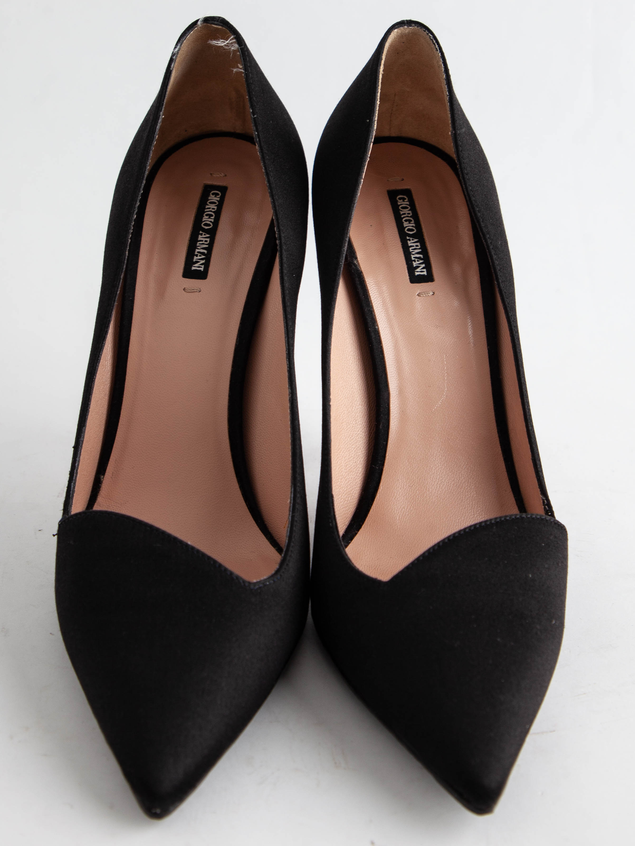 Giorgio Armani Black Stiletto High-Heeled Shoes Size 36 Good Condition