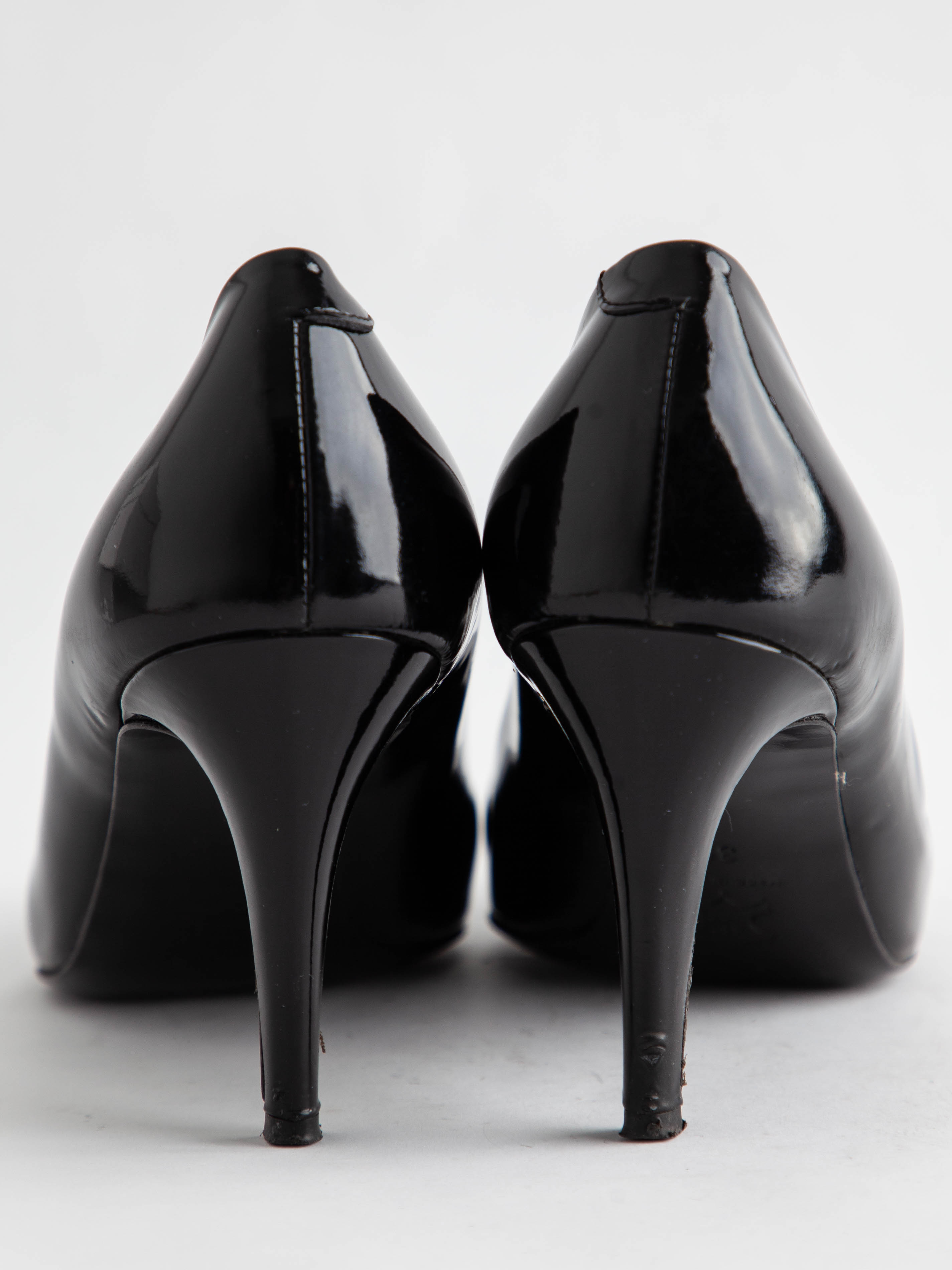 Excellent L.K.Bennett Black Patent Leather High Heels Size 38