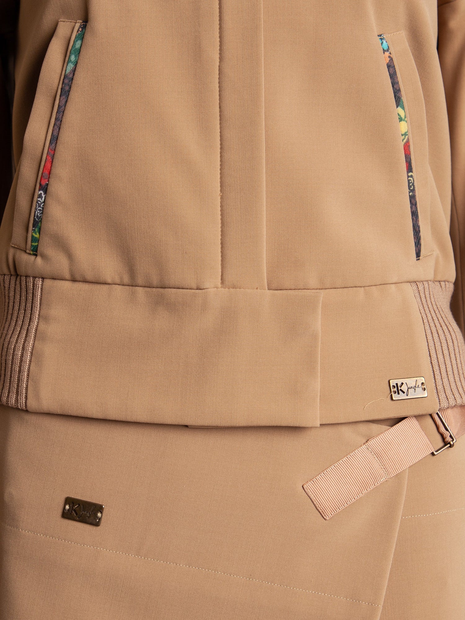 Good Kenzo White Polyester Coat with Colorful Accents for Women