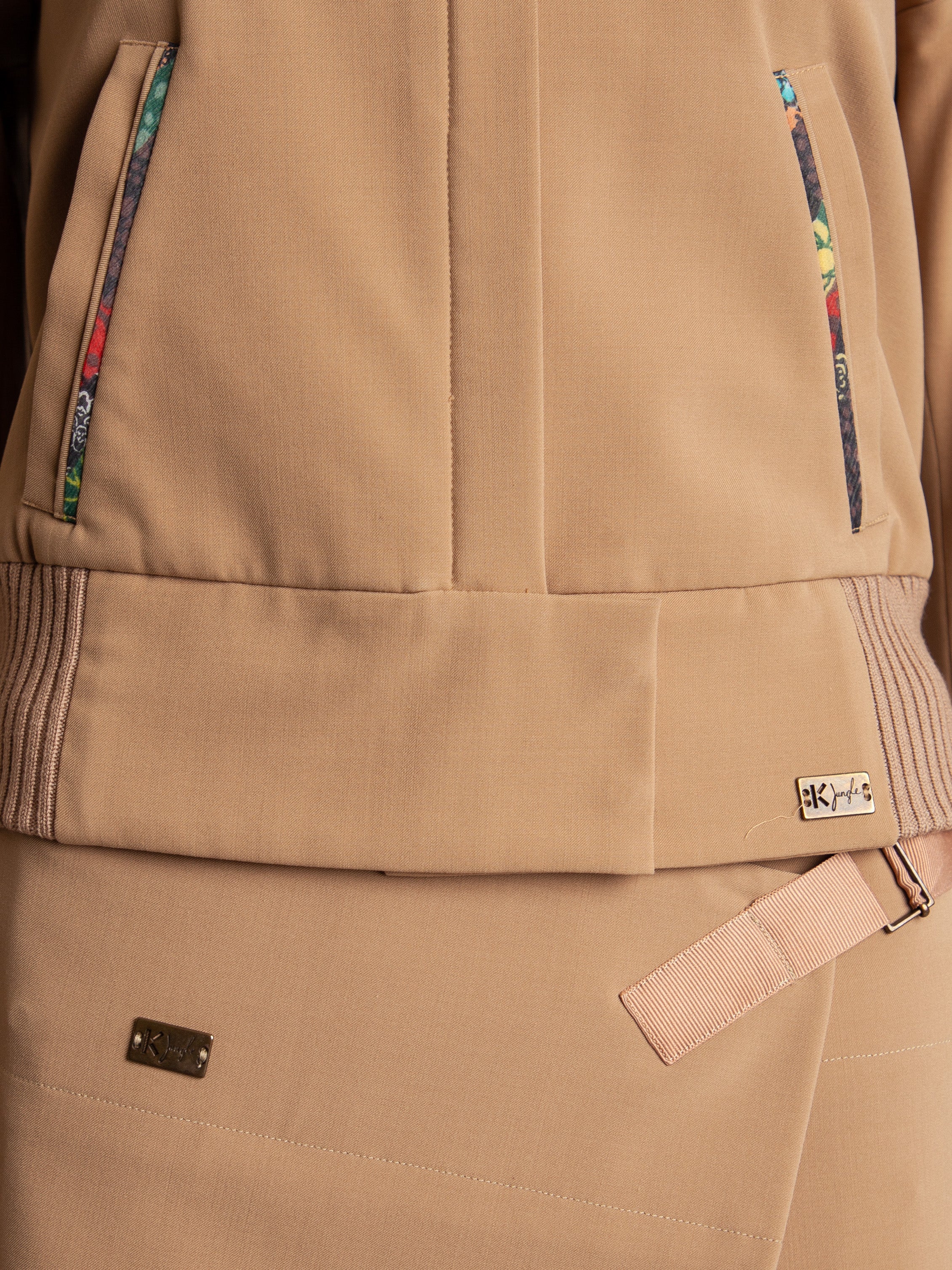 Good Kenzo White Polyester Coat with Colorful Accents for Women