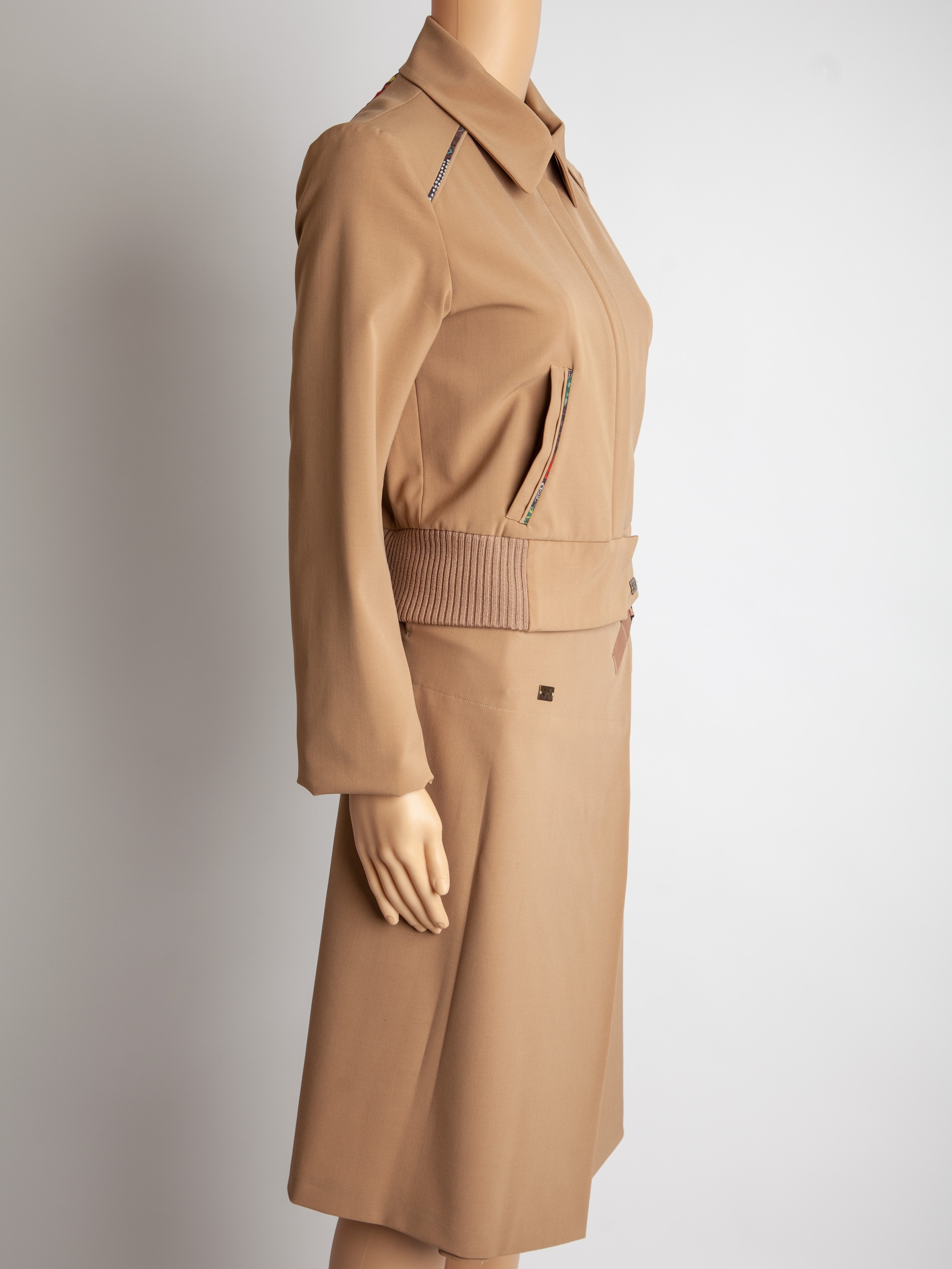 Good Kenzo White Polyester Coat with Colorful Accents for Women