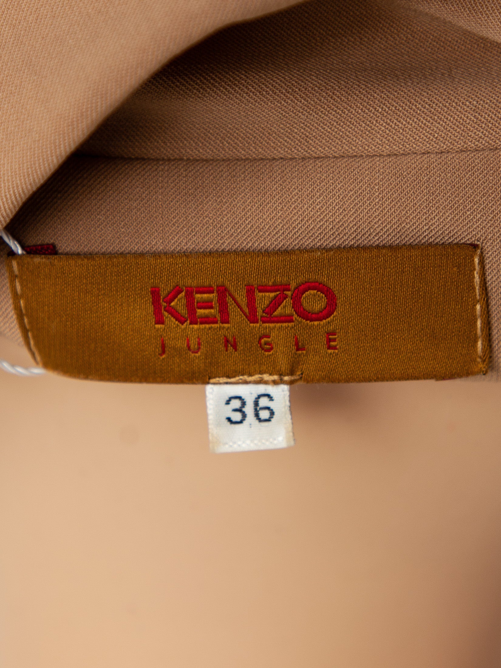 Good Kenzo White Polyester Coat with Colorful Accents for Women