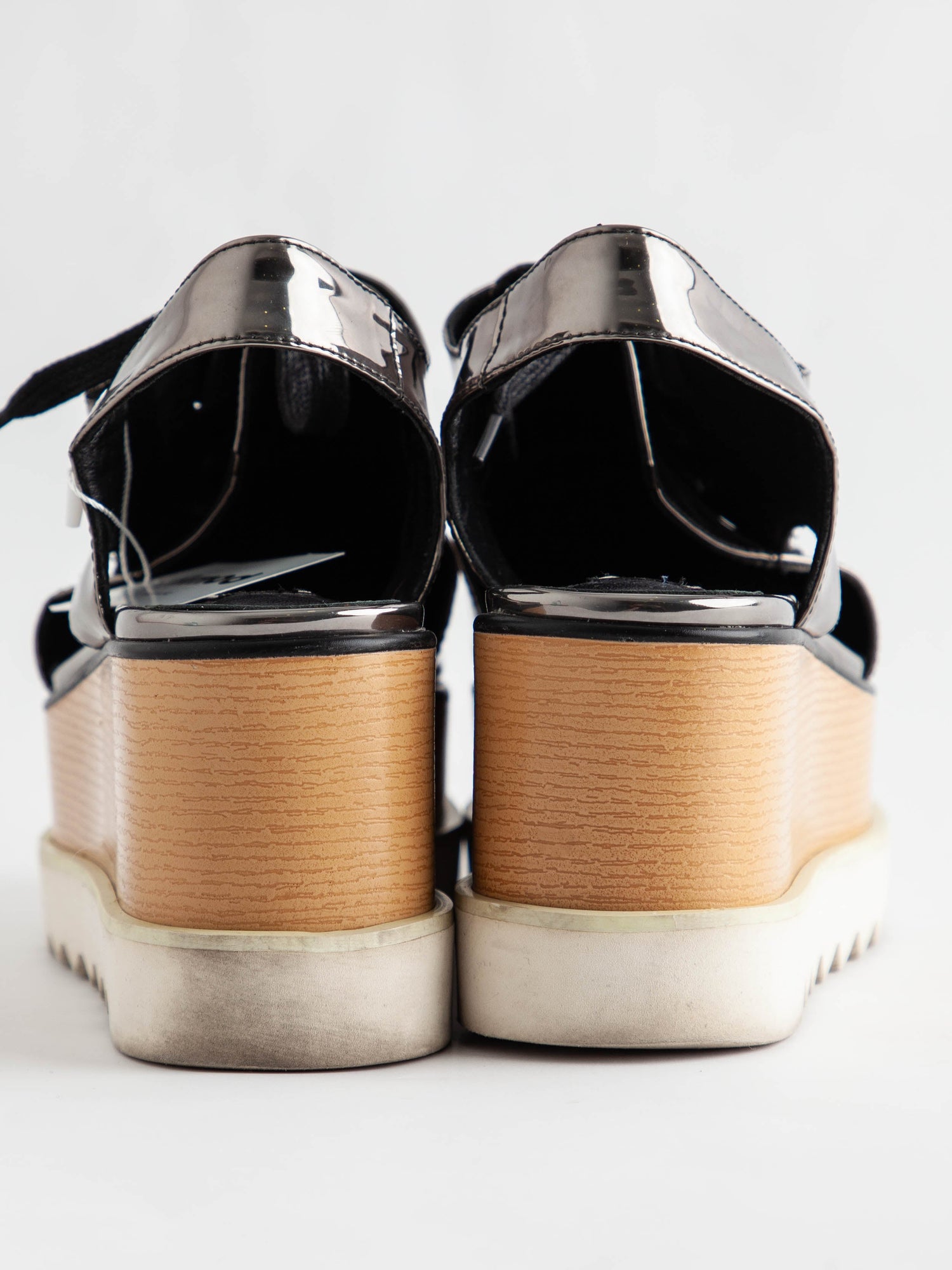 Stella McCartney Gray Platform Shoes Size 40 Good Condition