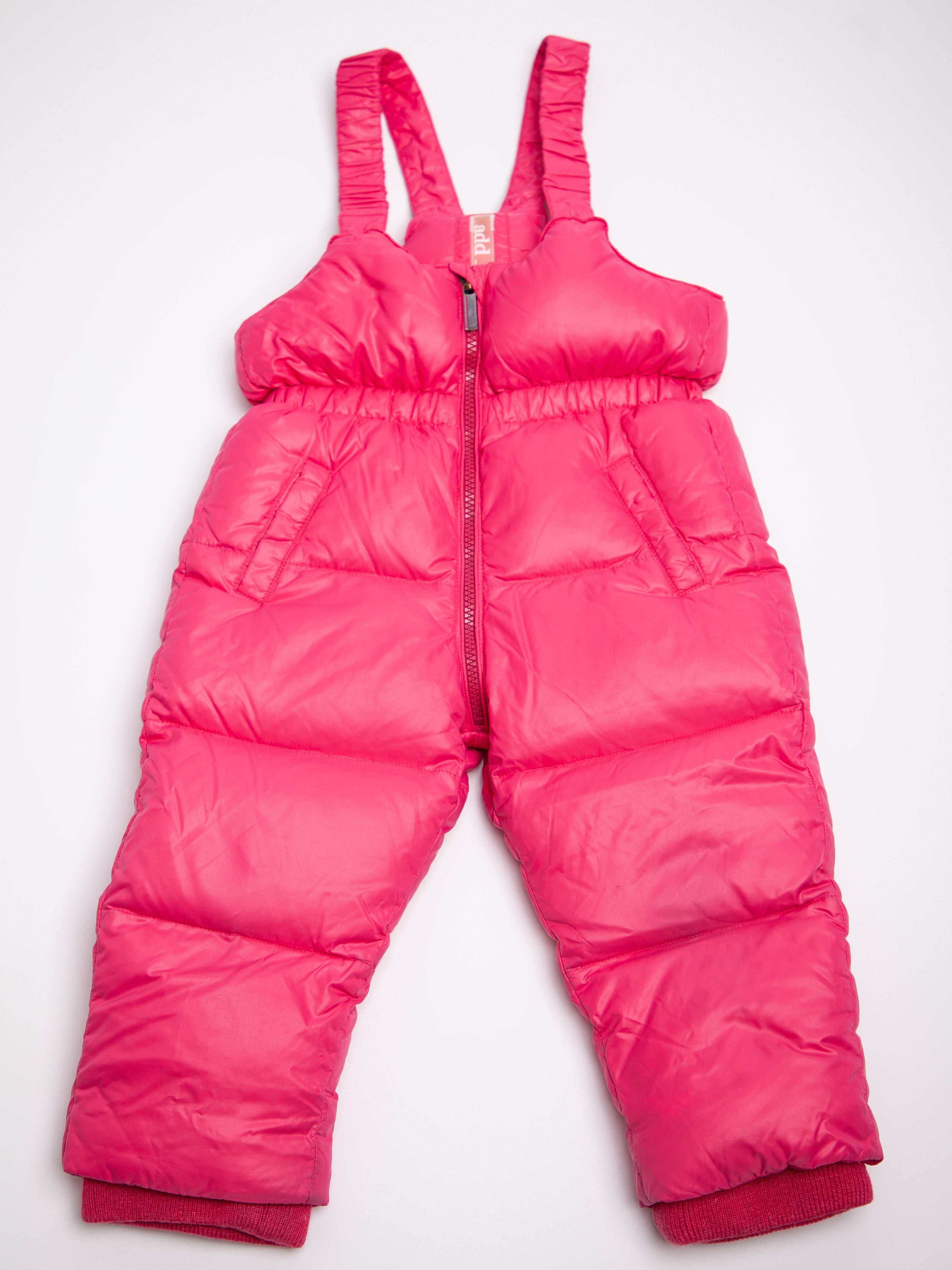 Good ADD Pink Puffy Winter Jacket & Snow Pants Set Size 3 for Kids
