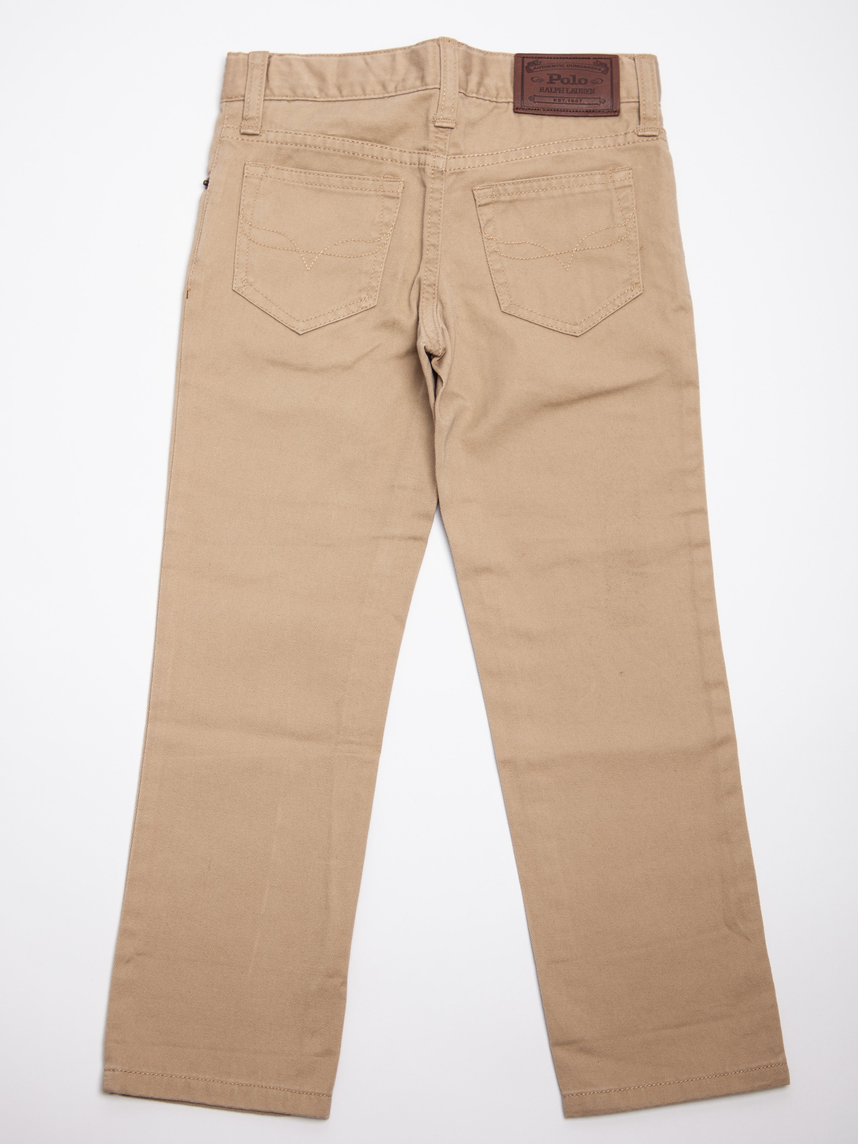 Excellent Polo Ralph Lauren Green Cotton Pants Size 4 for Kids