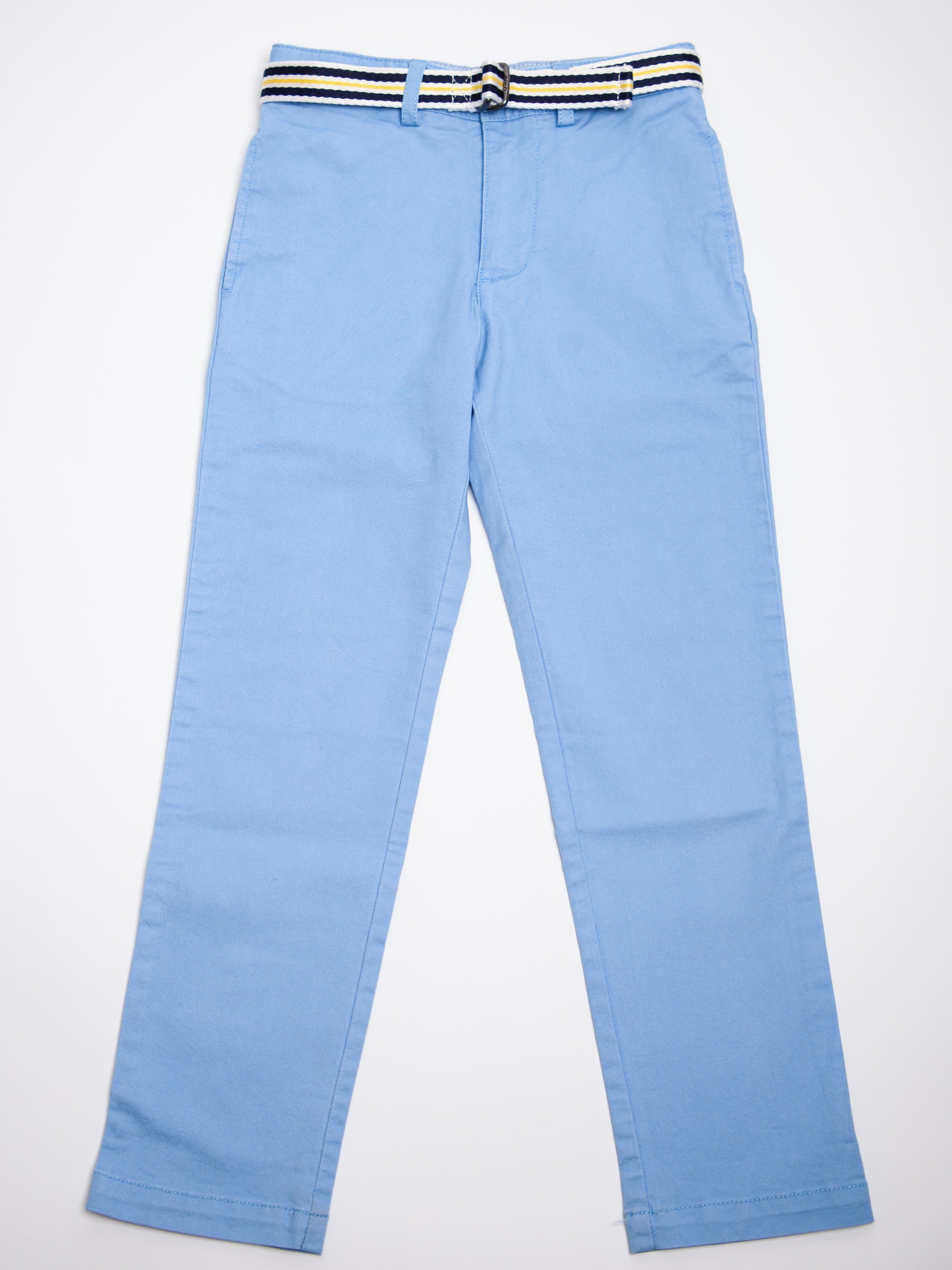 Good Polo Ralph Lauren Blue Cotton Pants for Kids, Size 7