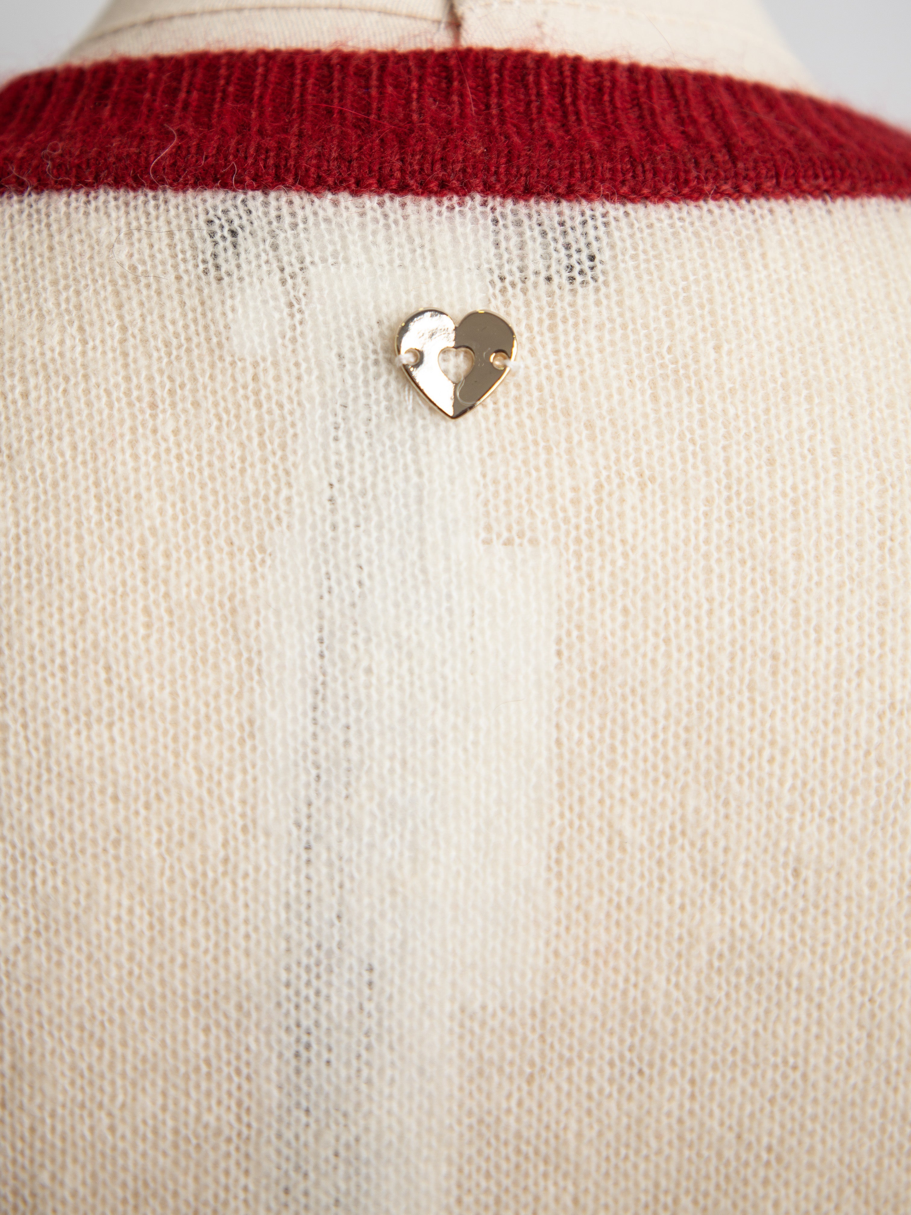 Good TWINSET Cream Floral Sweater Size XS Women Polyester