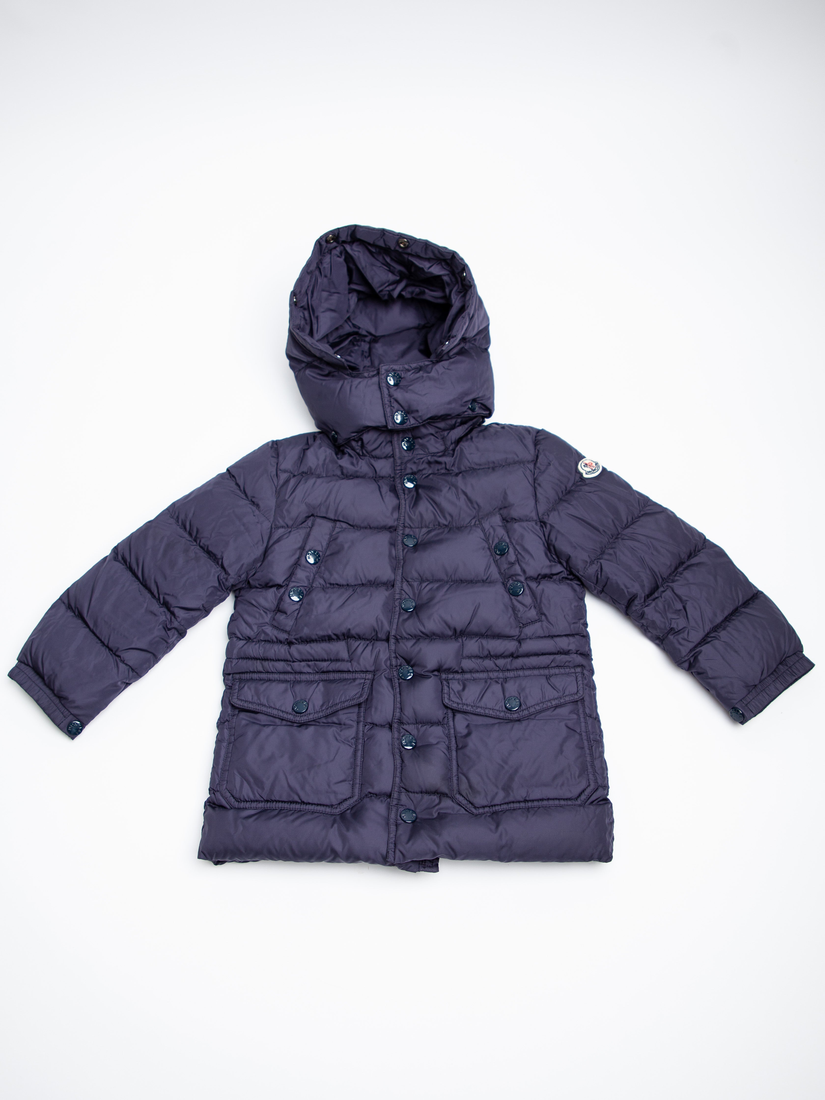 Good Moncler Blue Puffer Jacket for Kids Size 5 - Warm Winter Wear