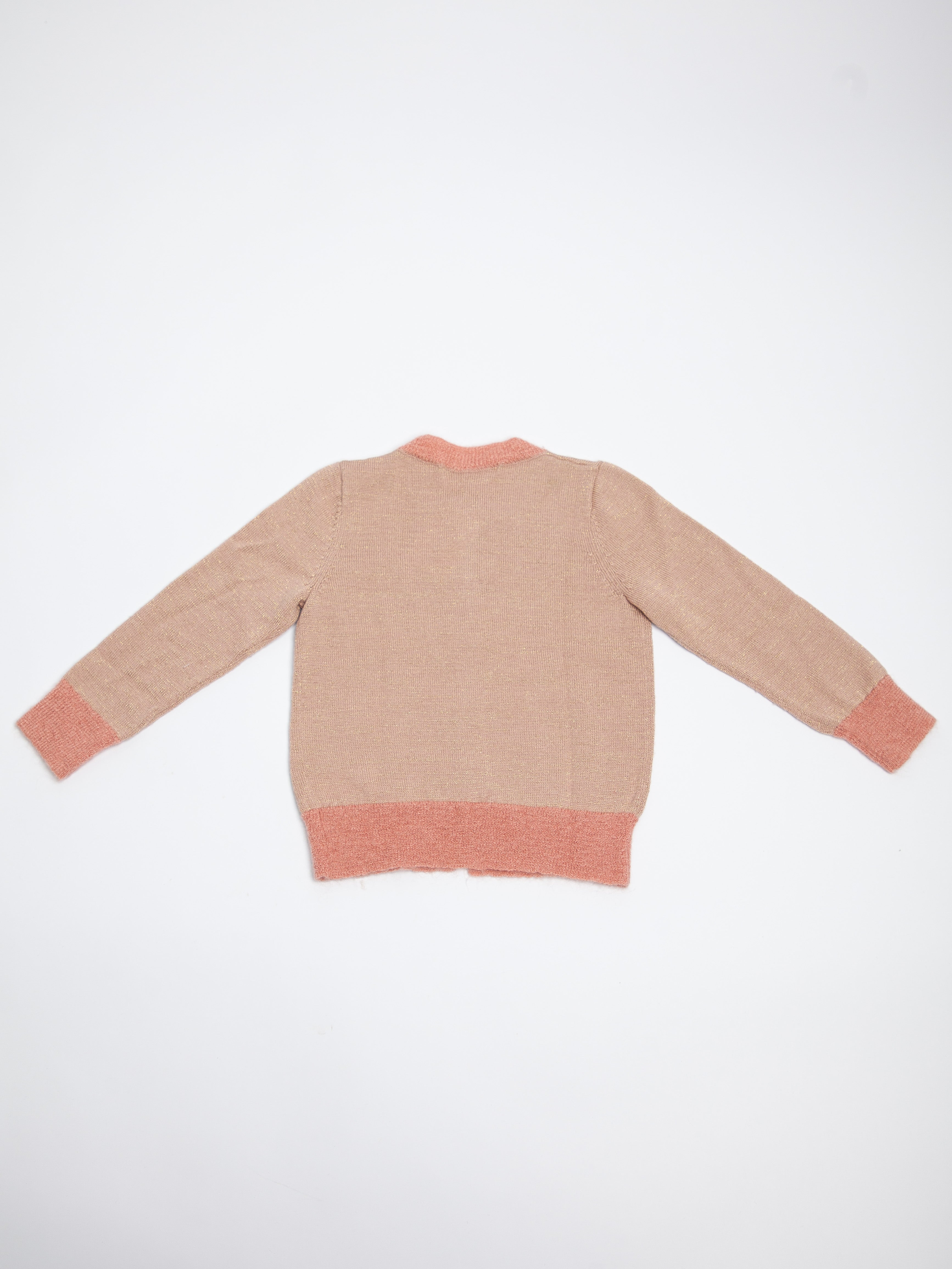 Good Bonpoint Pink Cashmere Sweater Size 3 for Kids