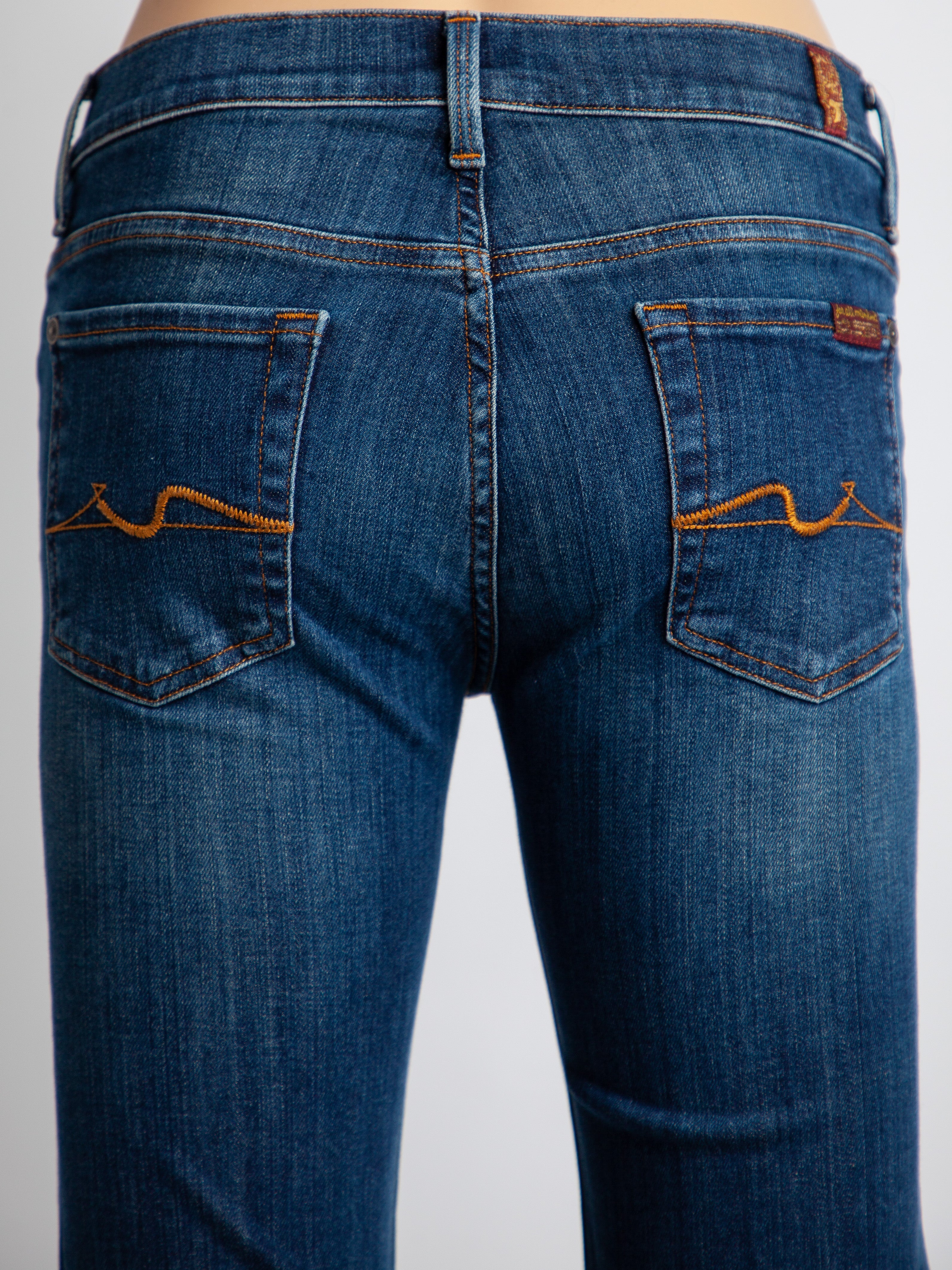 Good 7 For All Mankind Blue Denim Jeans Size S for Women
