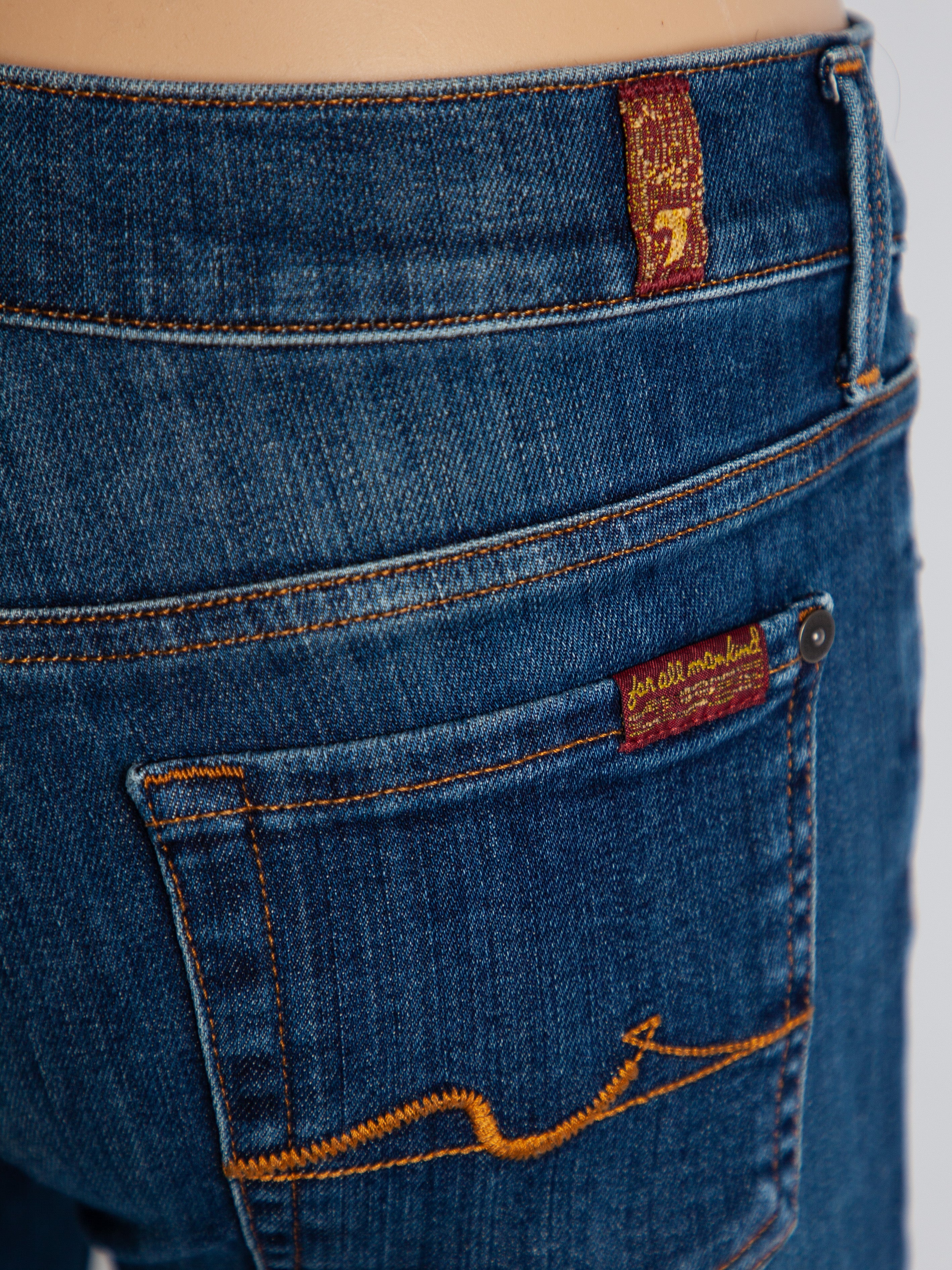 Good 7 For All Mankind Blue Denim Jeans Size S for Women