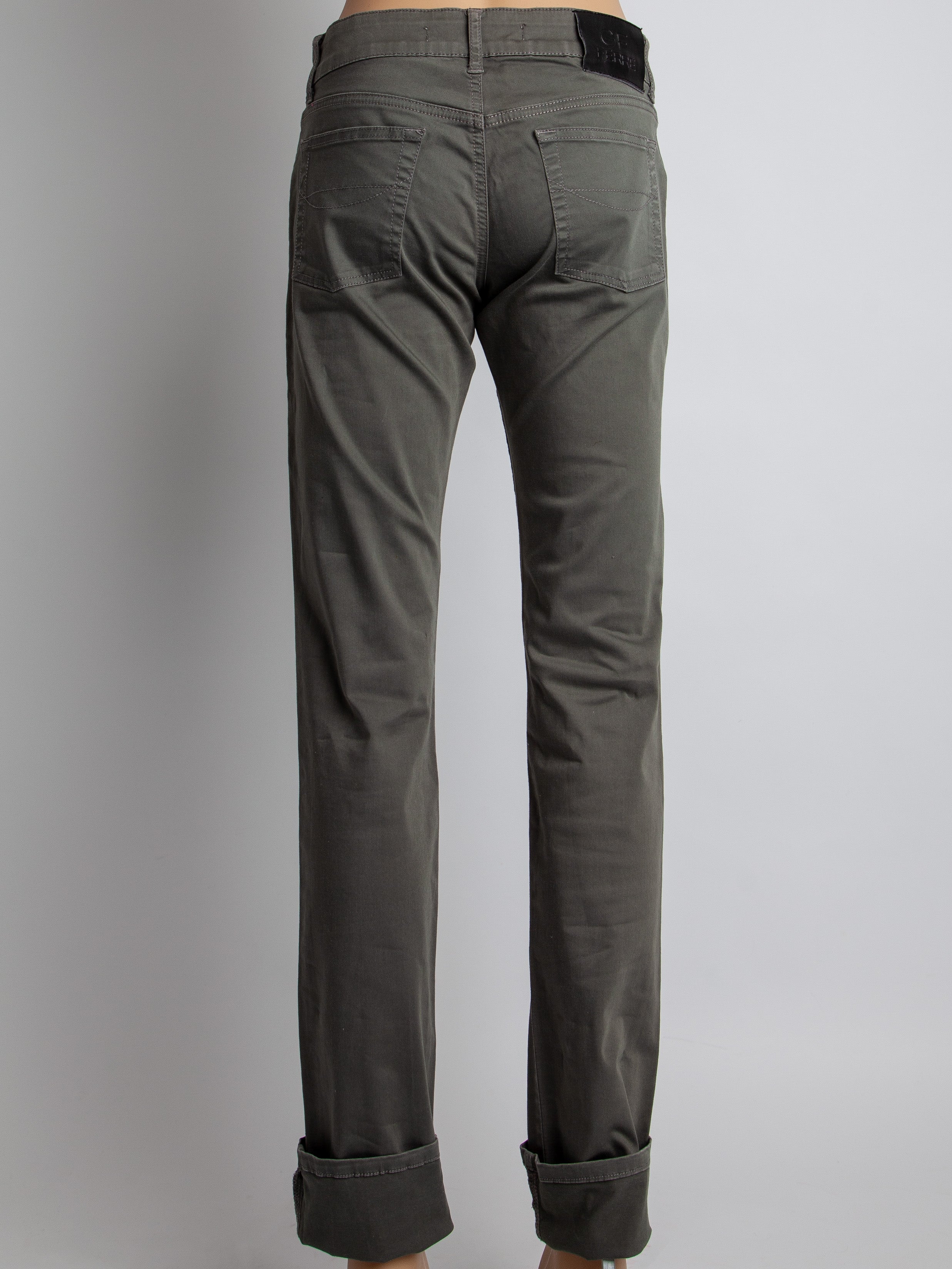 Good GF Ferre Green Denim Pants Size S for Women