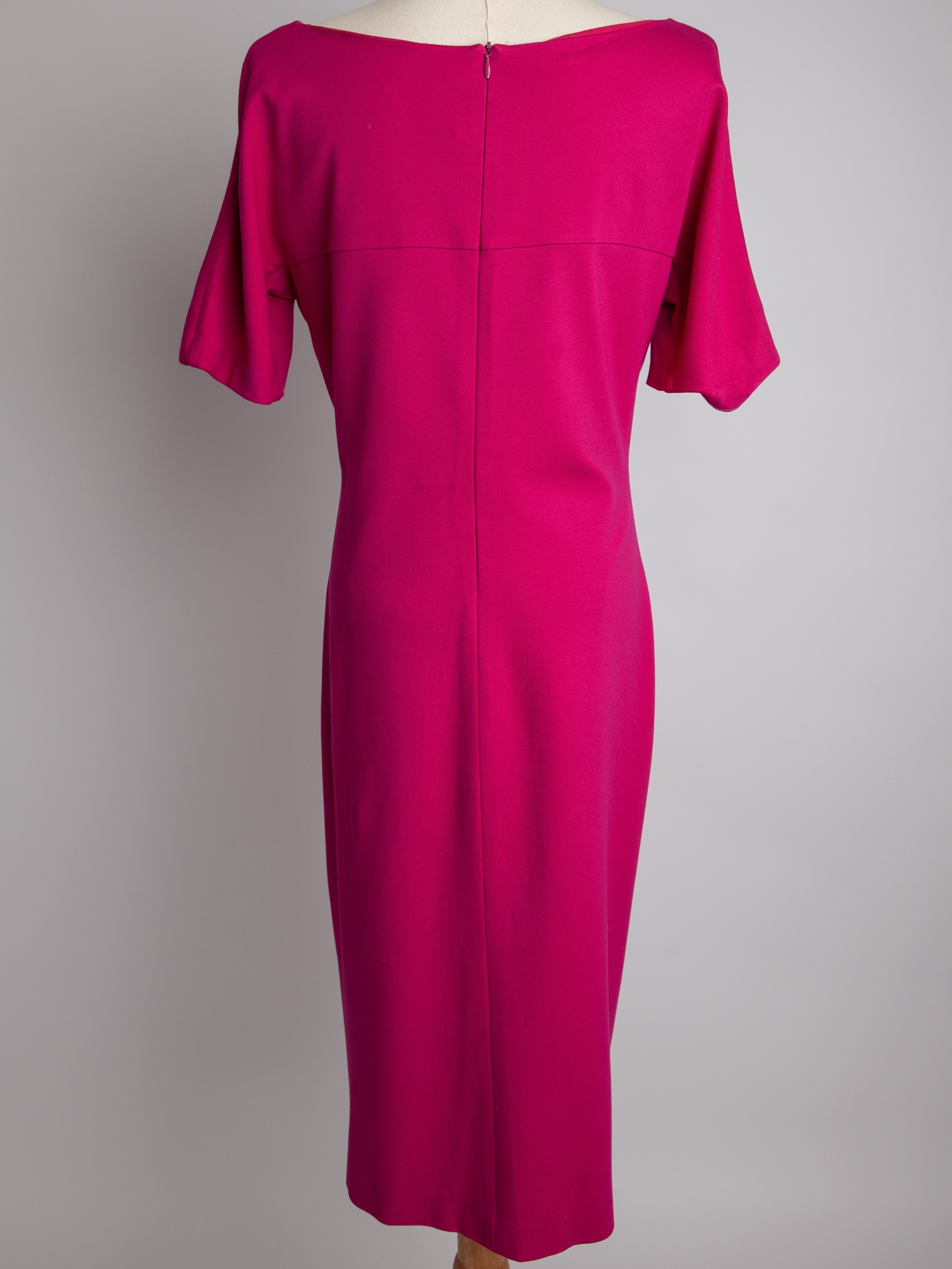 NEW Escada Pink Knee-Length Dress Size M with Twist Detail
