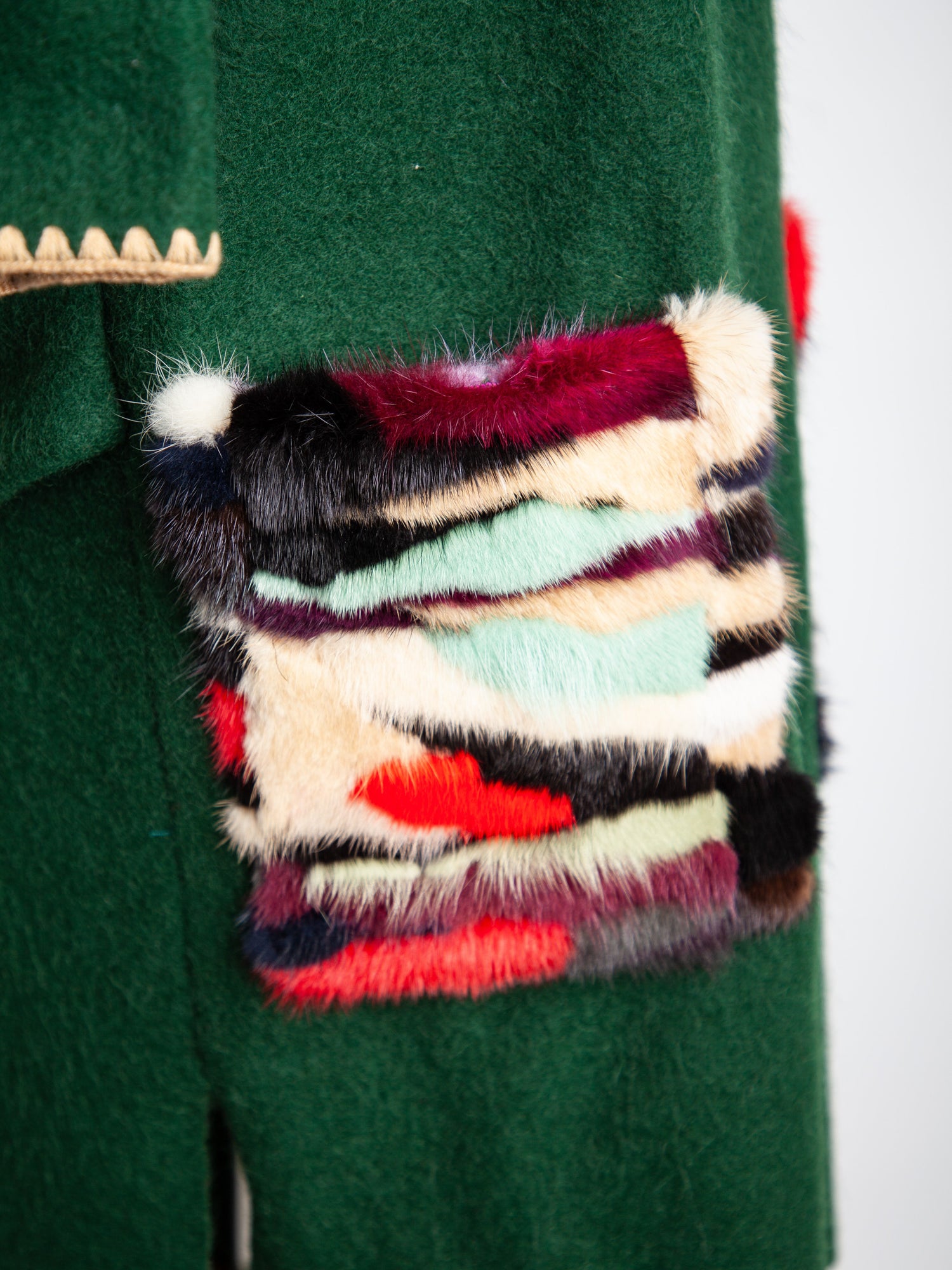 Excellent Fendi Green Women&